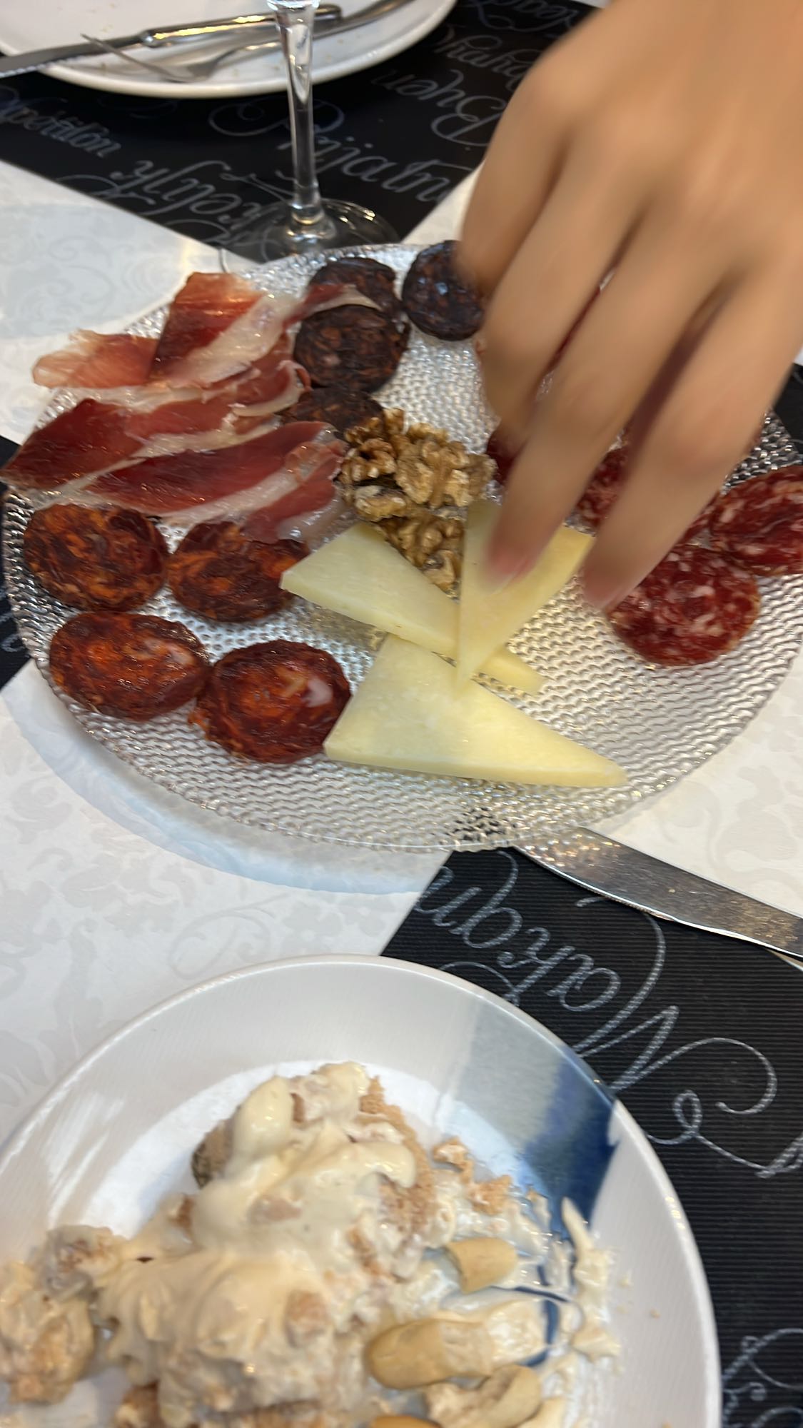 Tabla de embutidos y queso