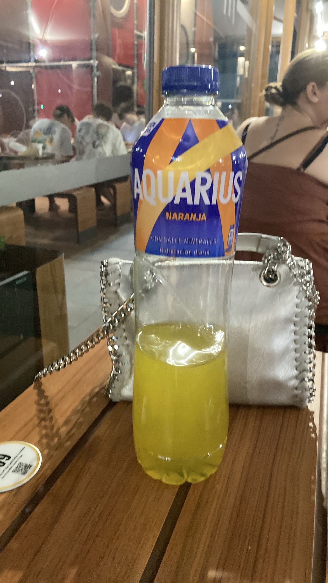 Aquarius naranja bebida