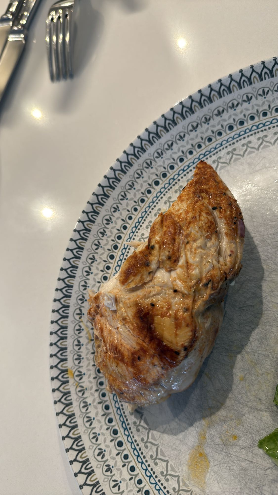 Blanc de poulet grillé