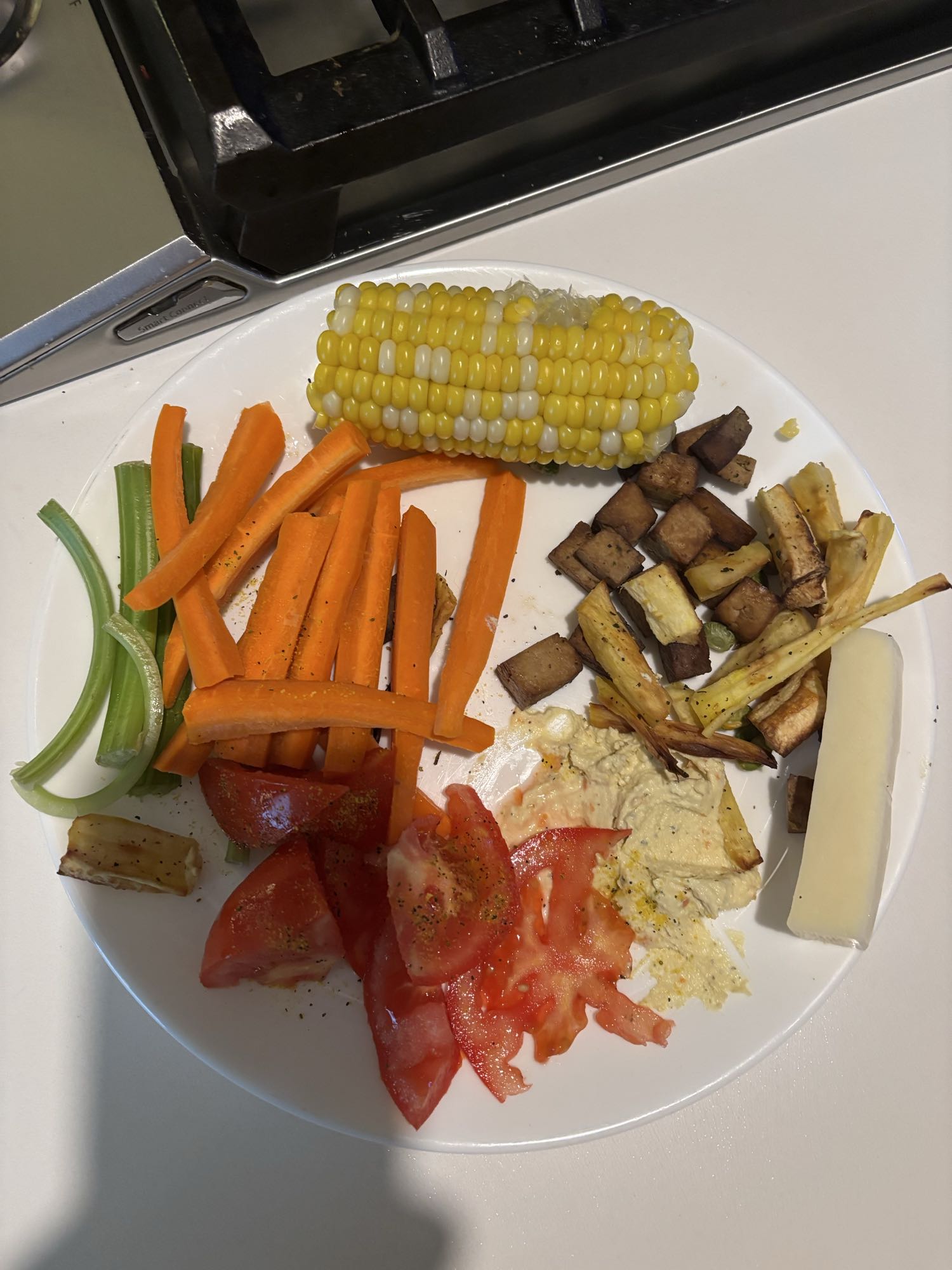 Assiette légumes variés