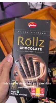 Chocolate Wafer Rolls