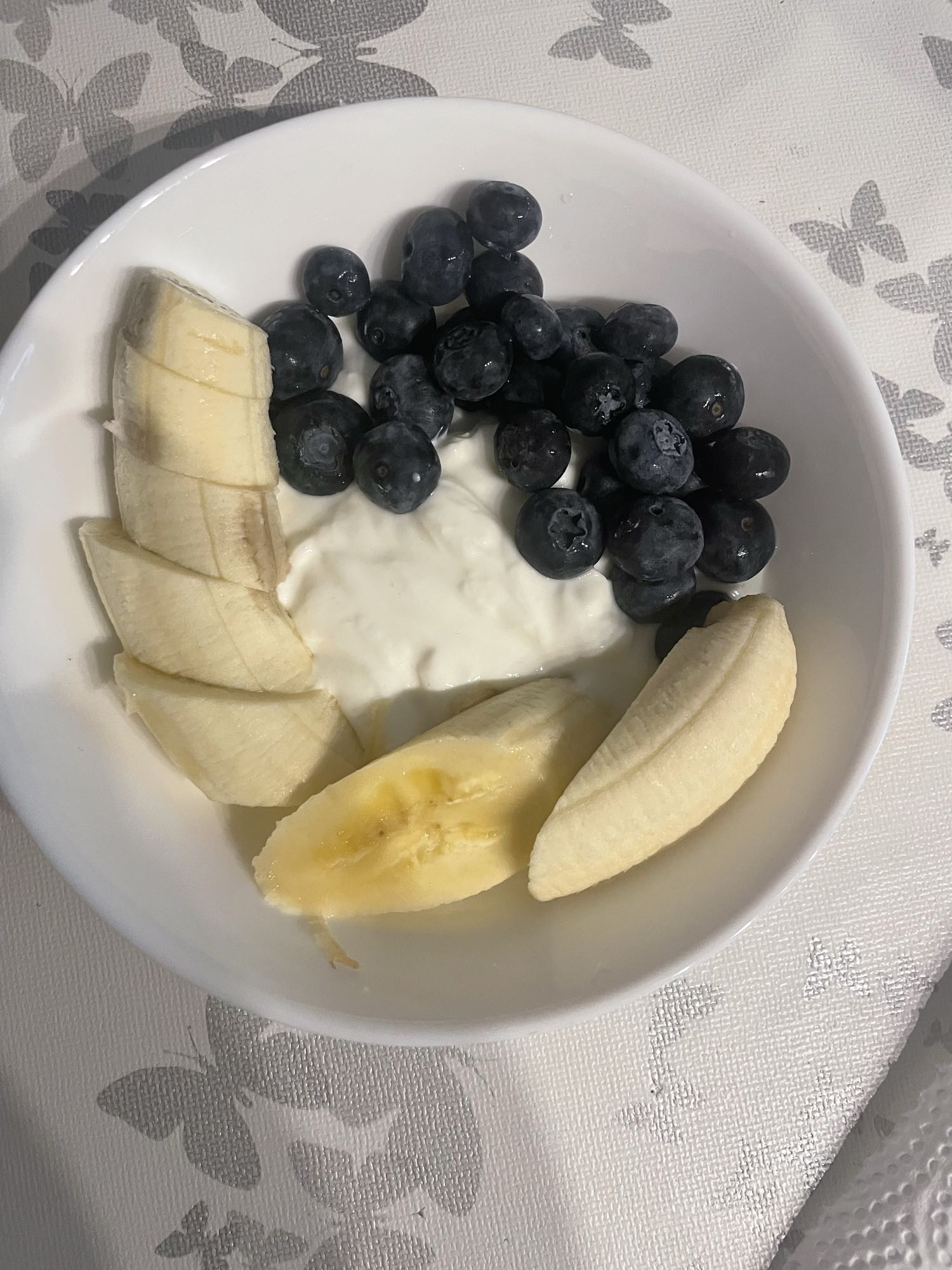 Banane Himbeeren Quark Joghurt