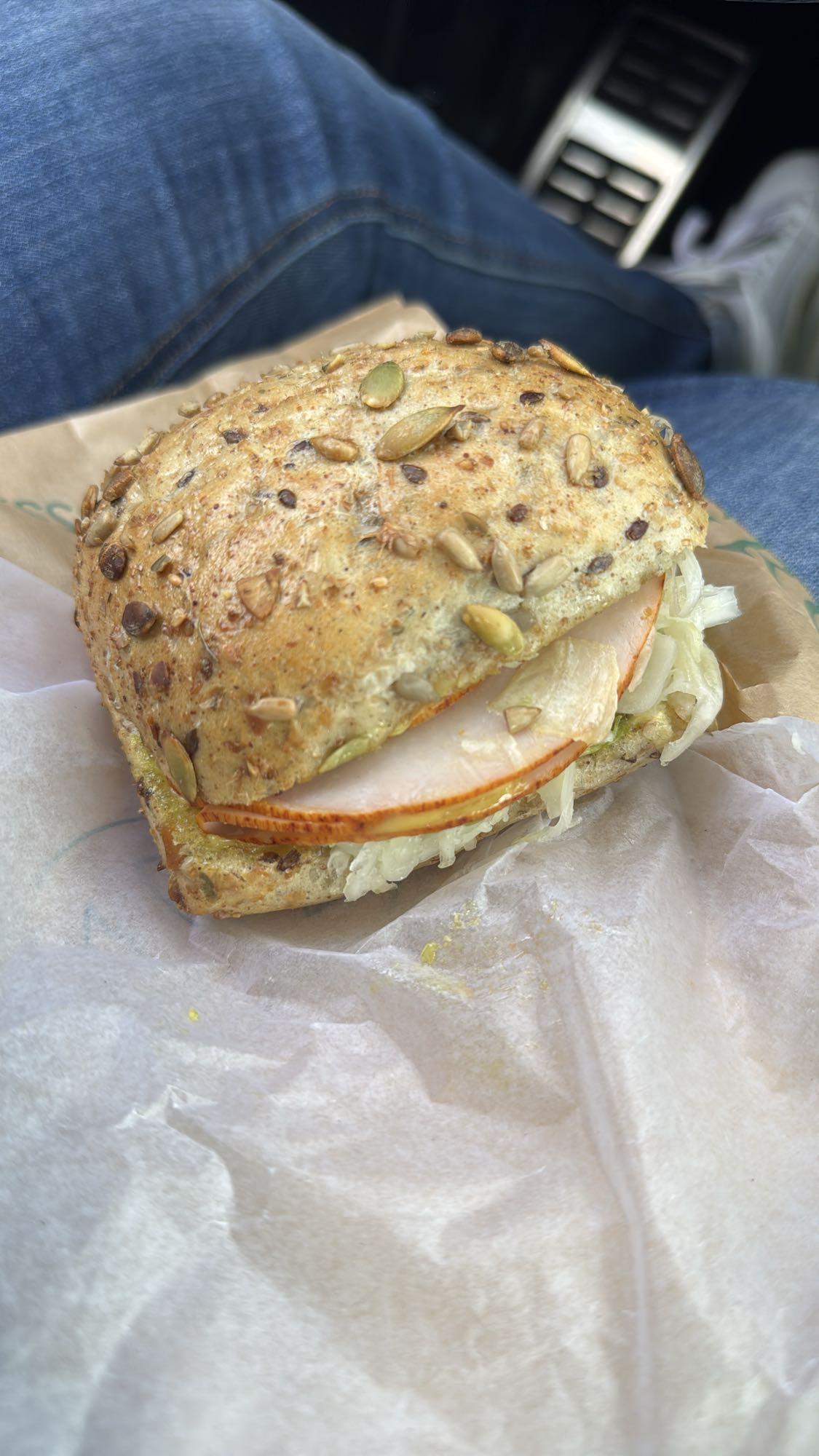 Mehrkorn-Sandwich Pute