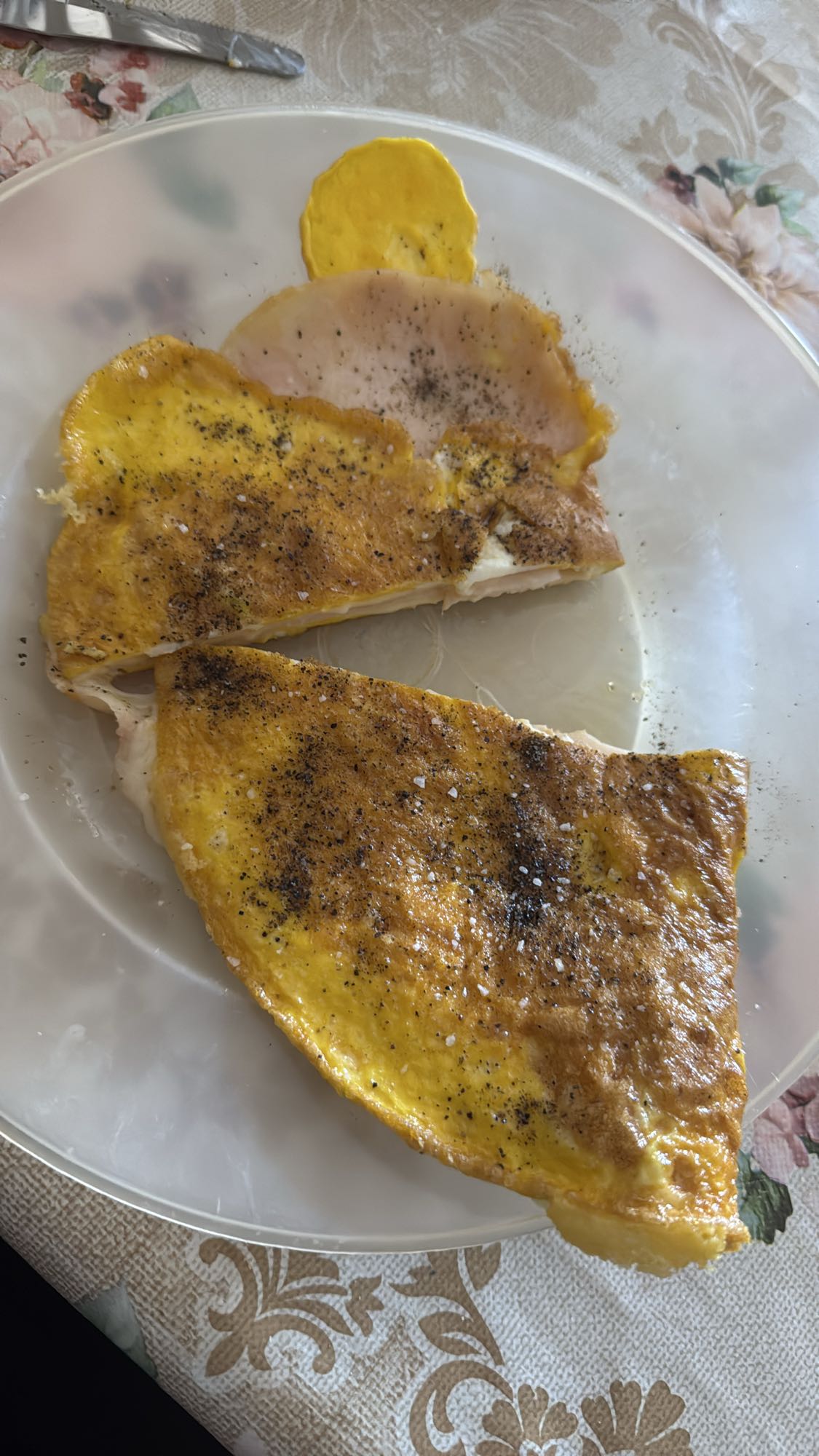 Egg and Turkey Omelette