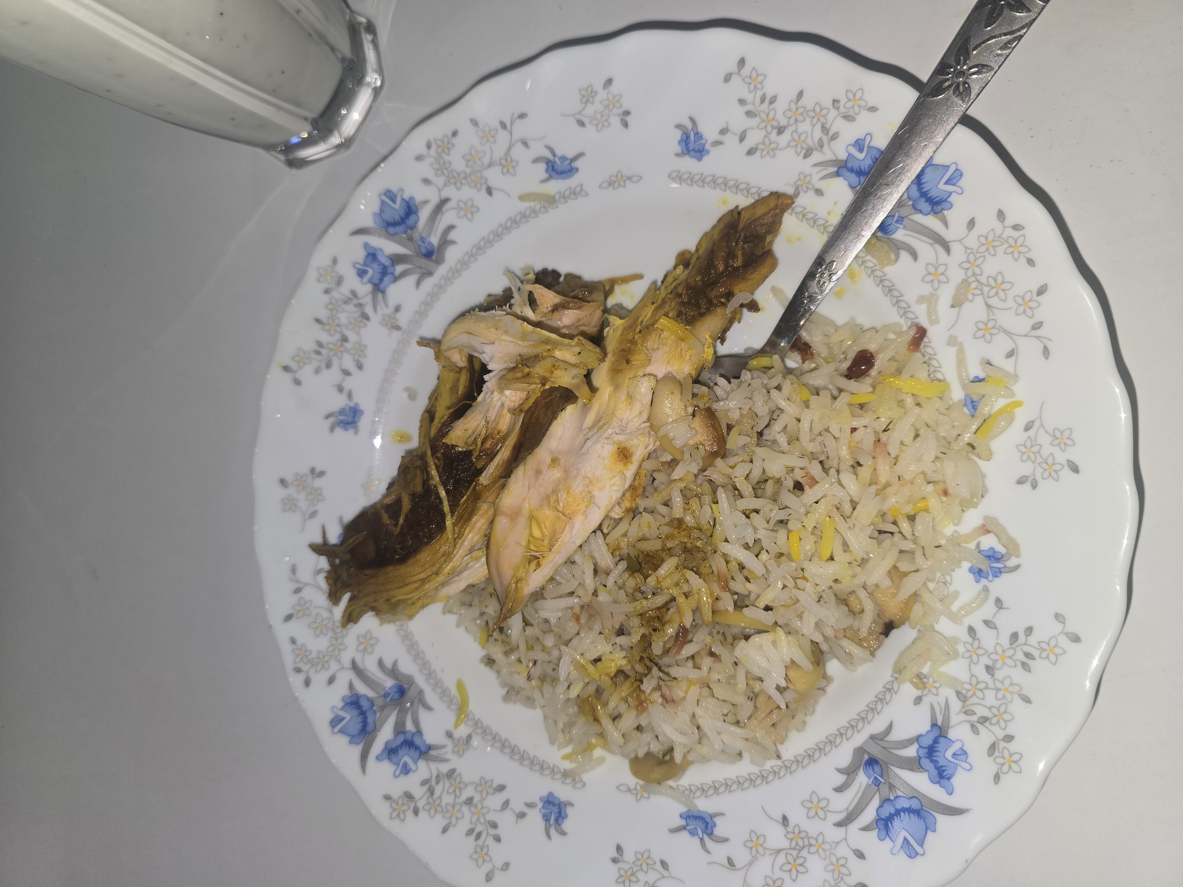 Chicken rice with yogurt