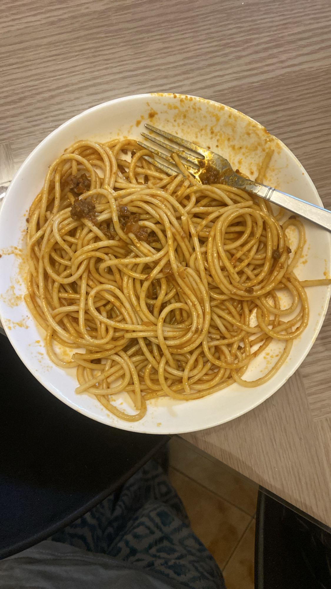 Spaghetti with meat sauce