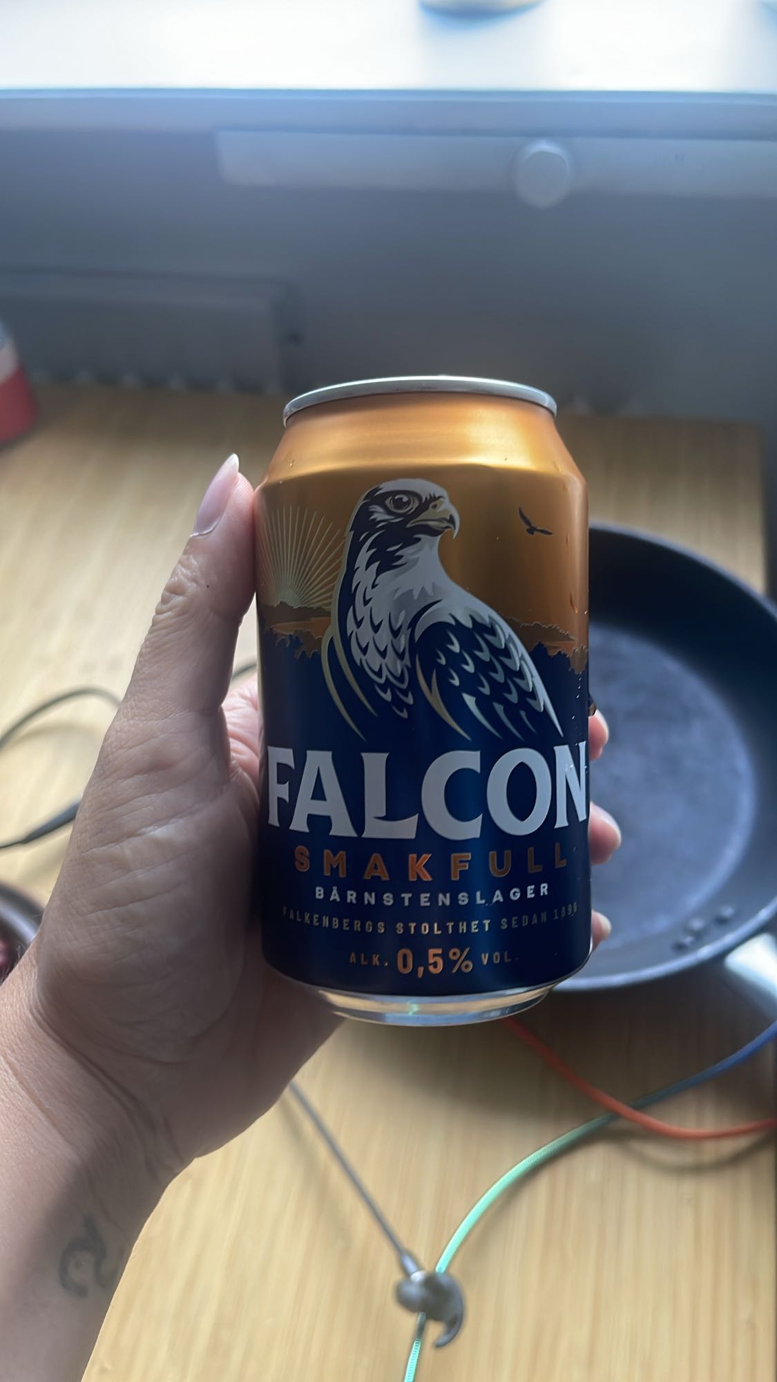 Falcon lättöl burk