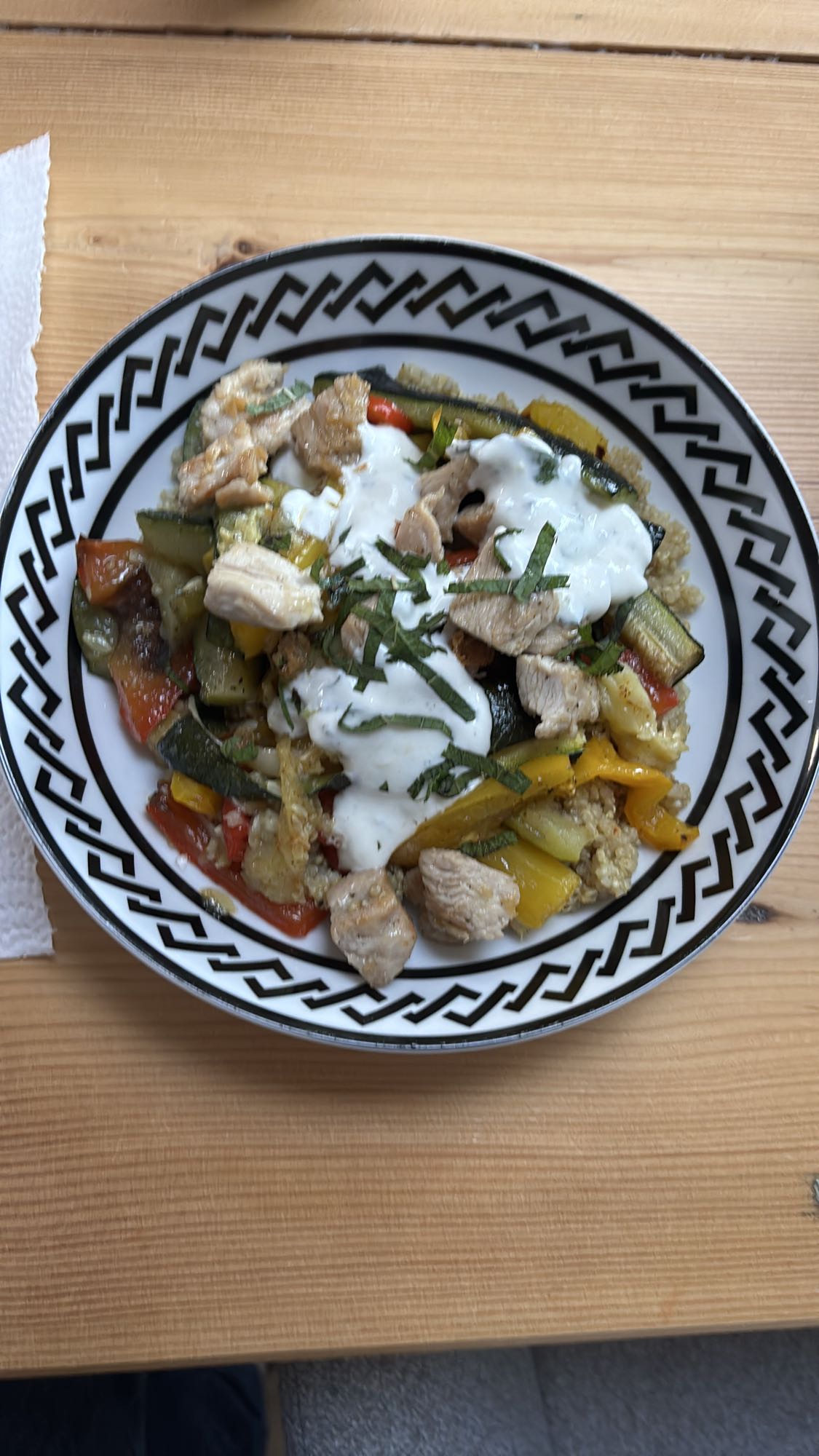 Poulet aux légumes et quinoa