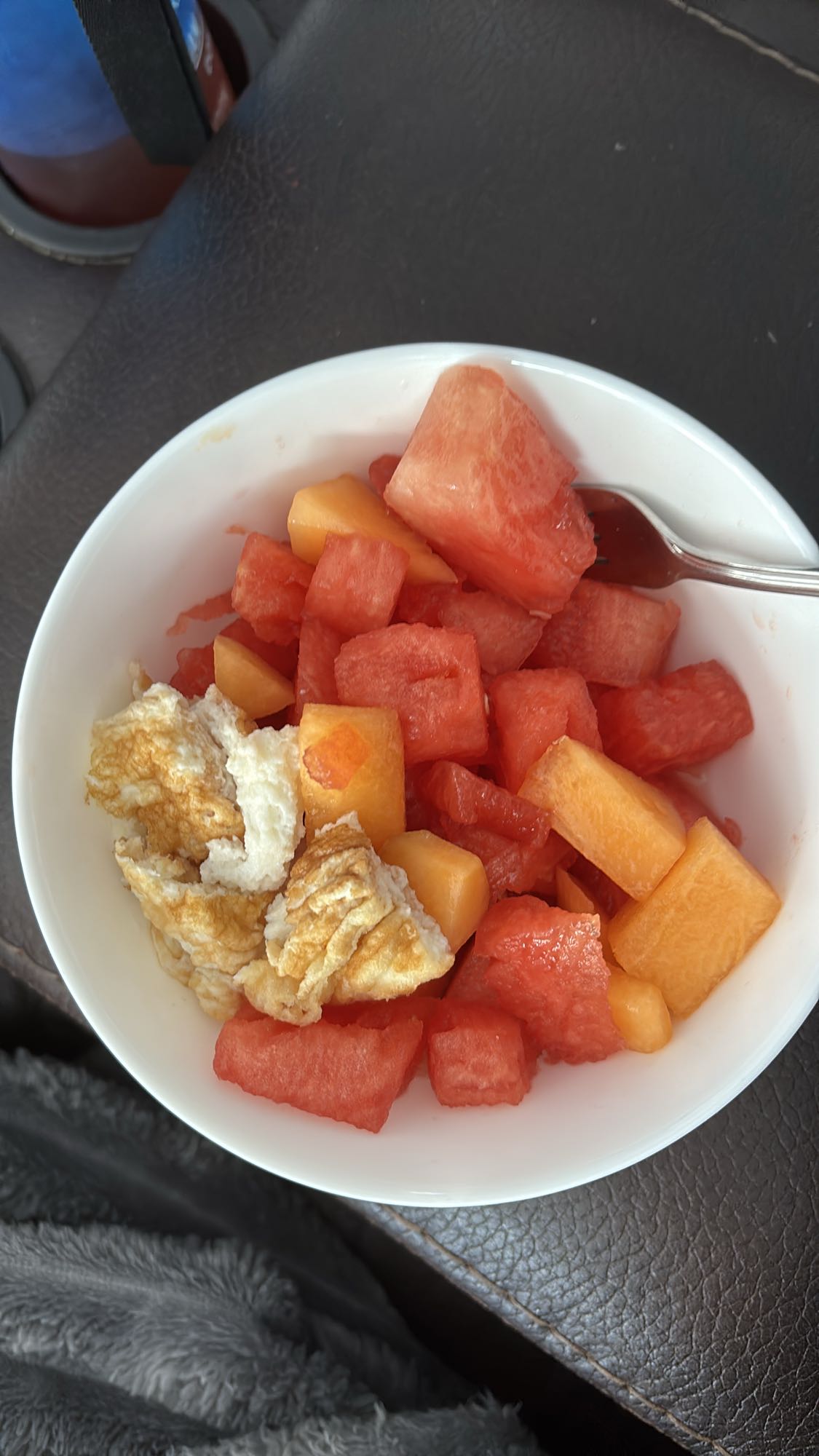 Fruits et blanc d'œuf