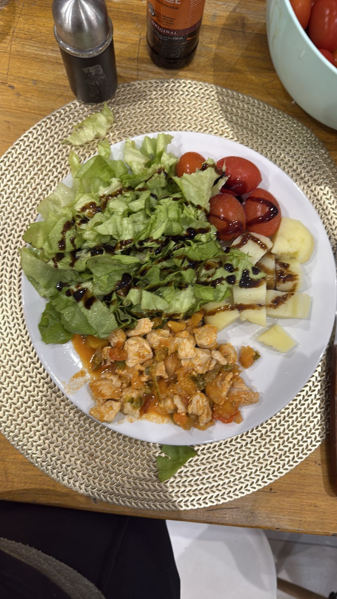 ensalada con pollo