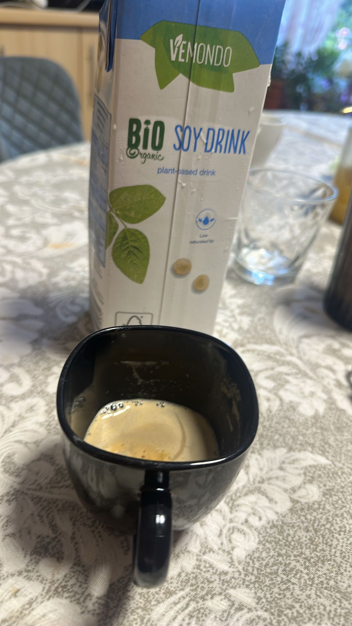 Cafea cu lapte de soia