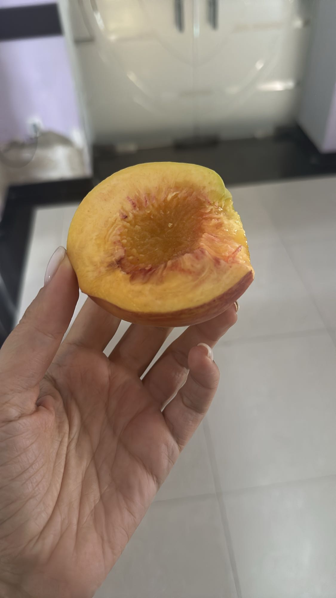 Half Peach Snack