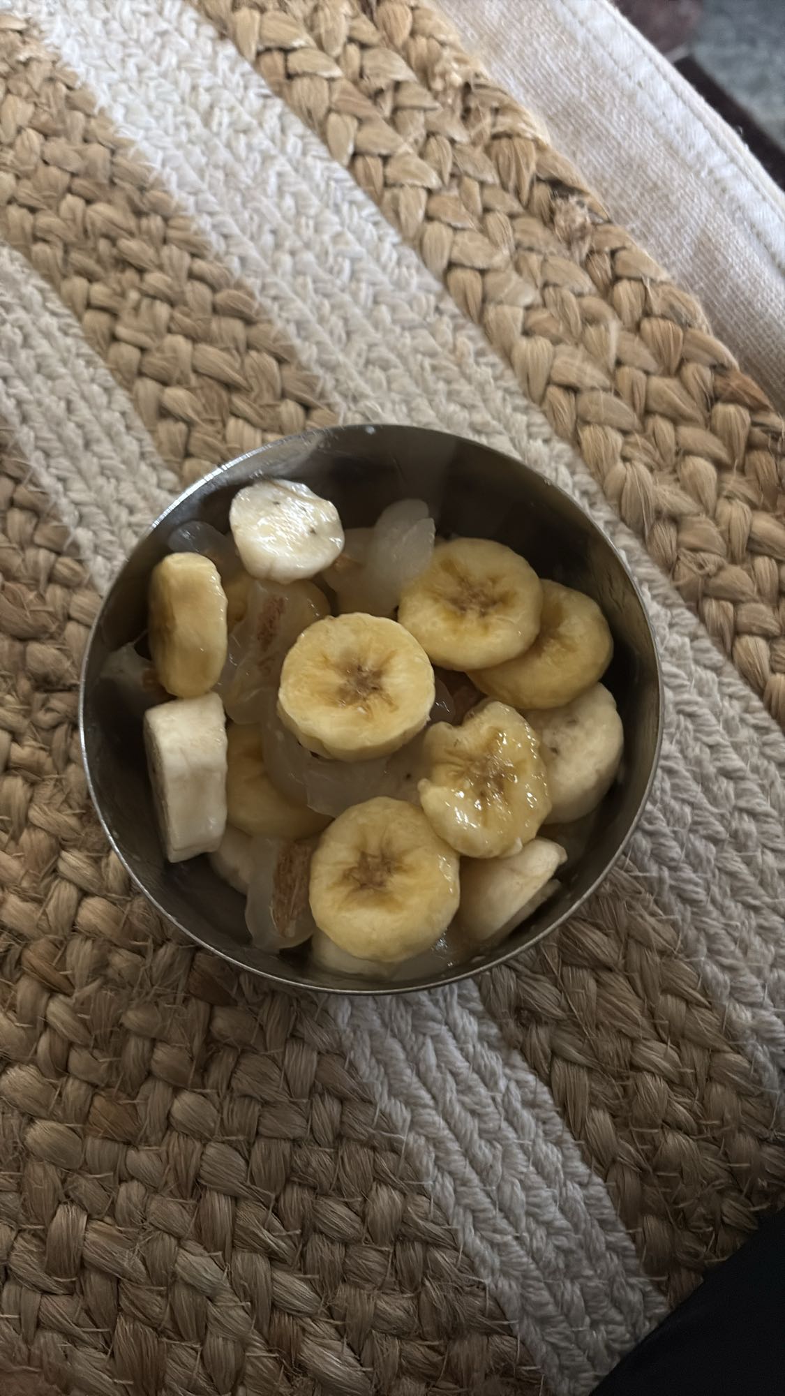 Banana fruit bowl