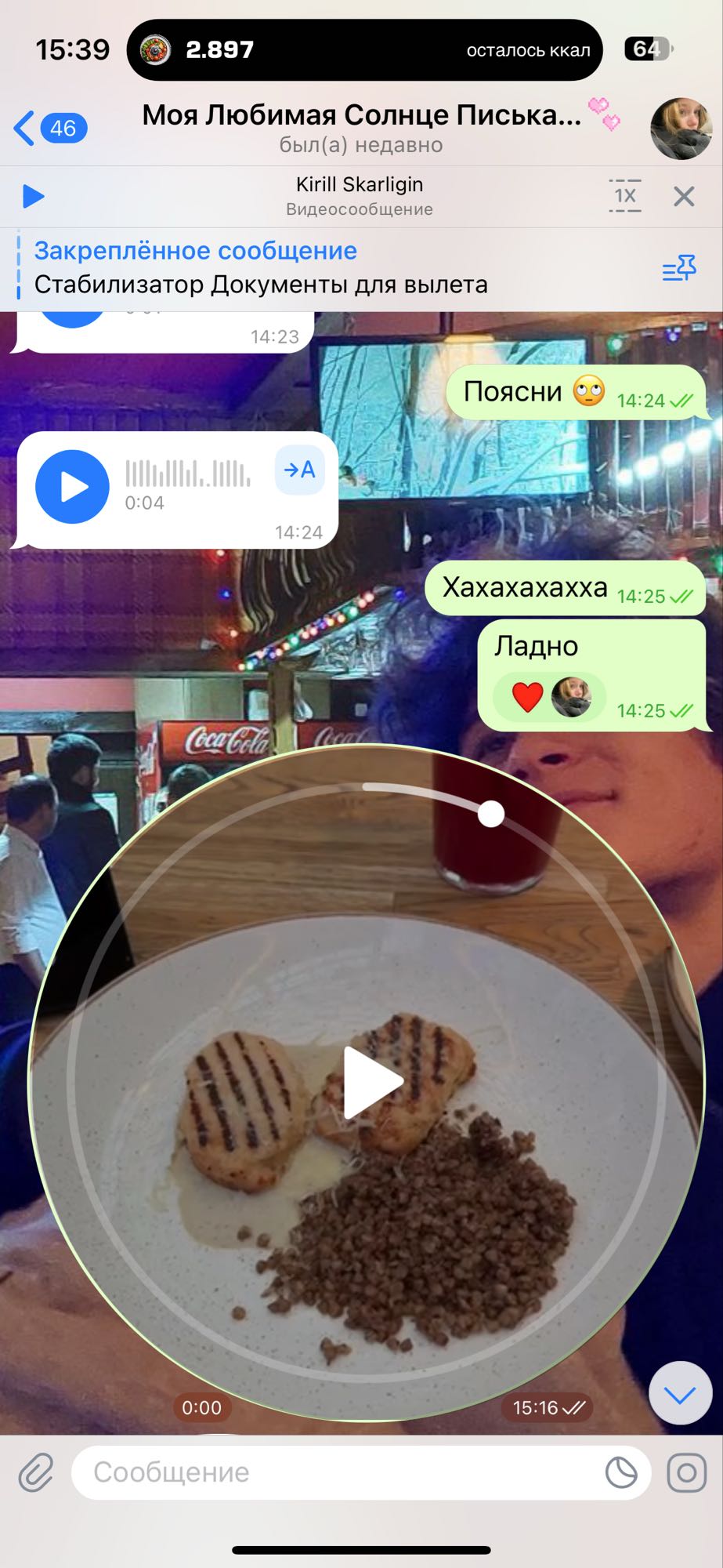 Курица с гречкой