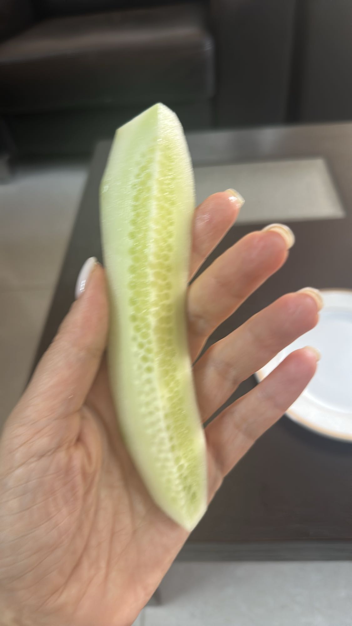 Fresh cucumber snack