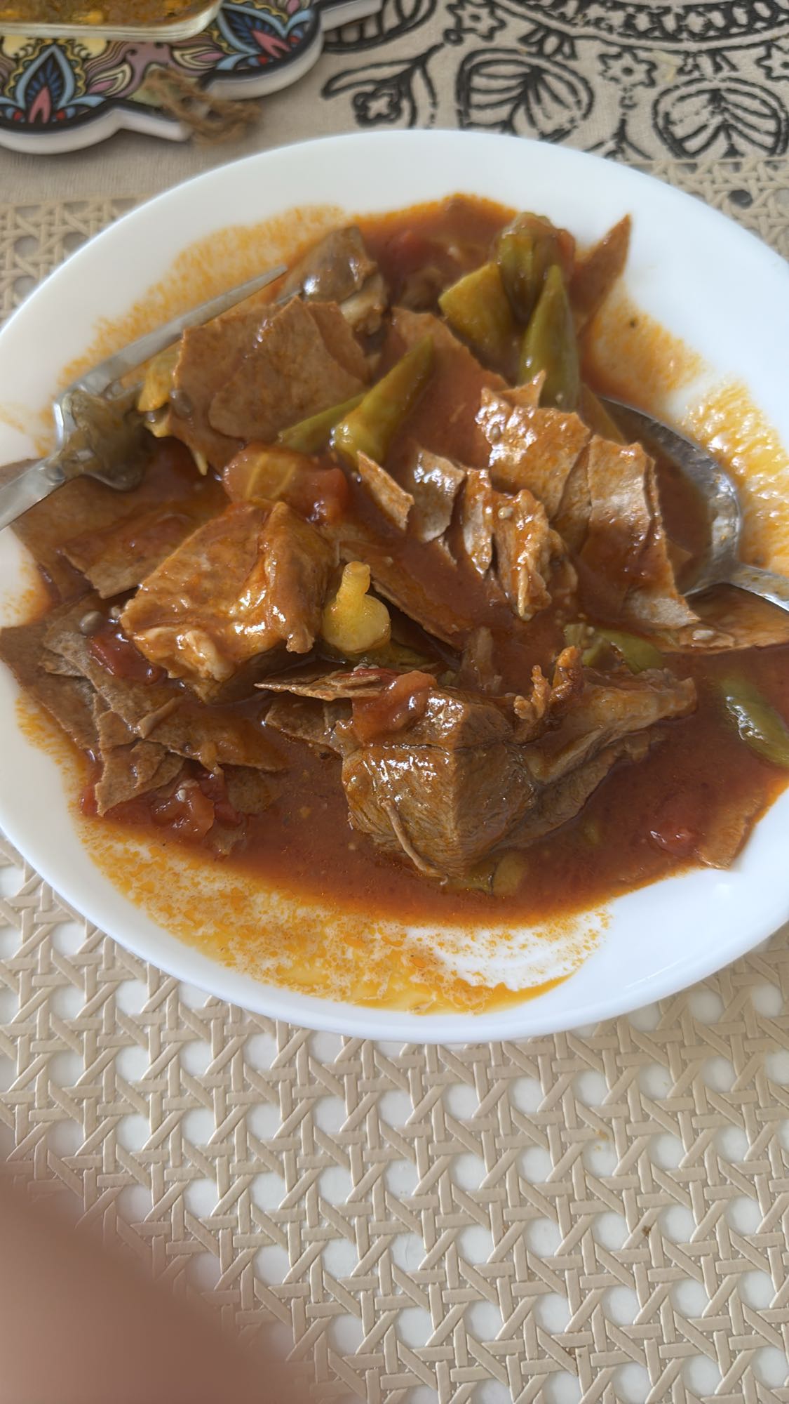 köttgryta med bröd