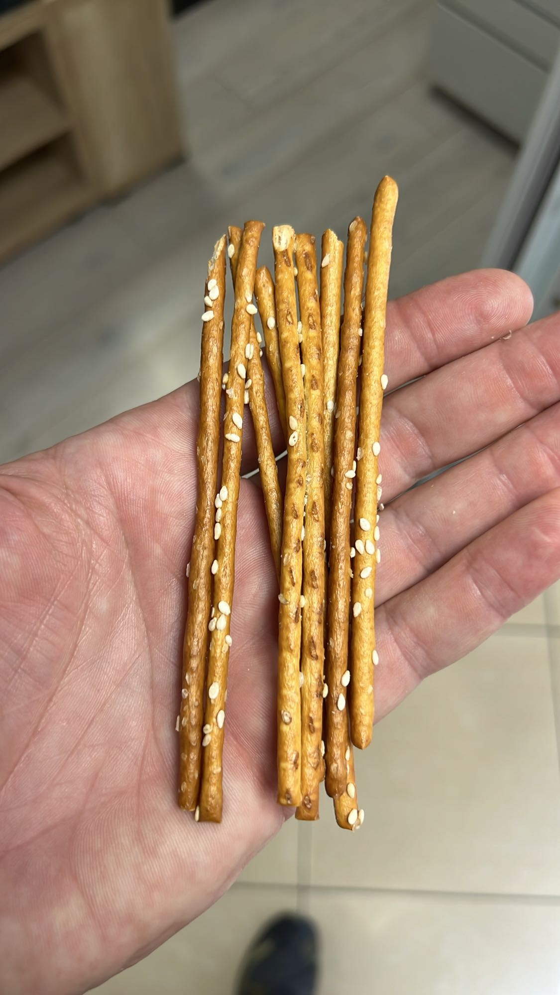 Sticks sărate cu susan