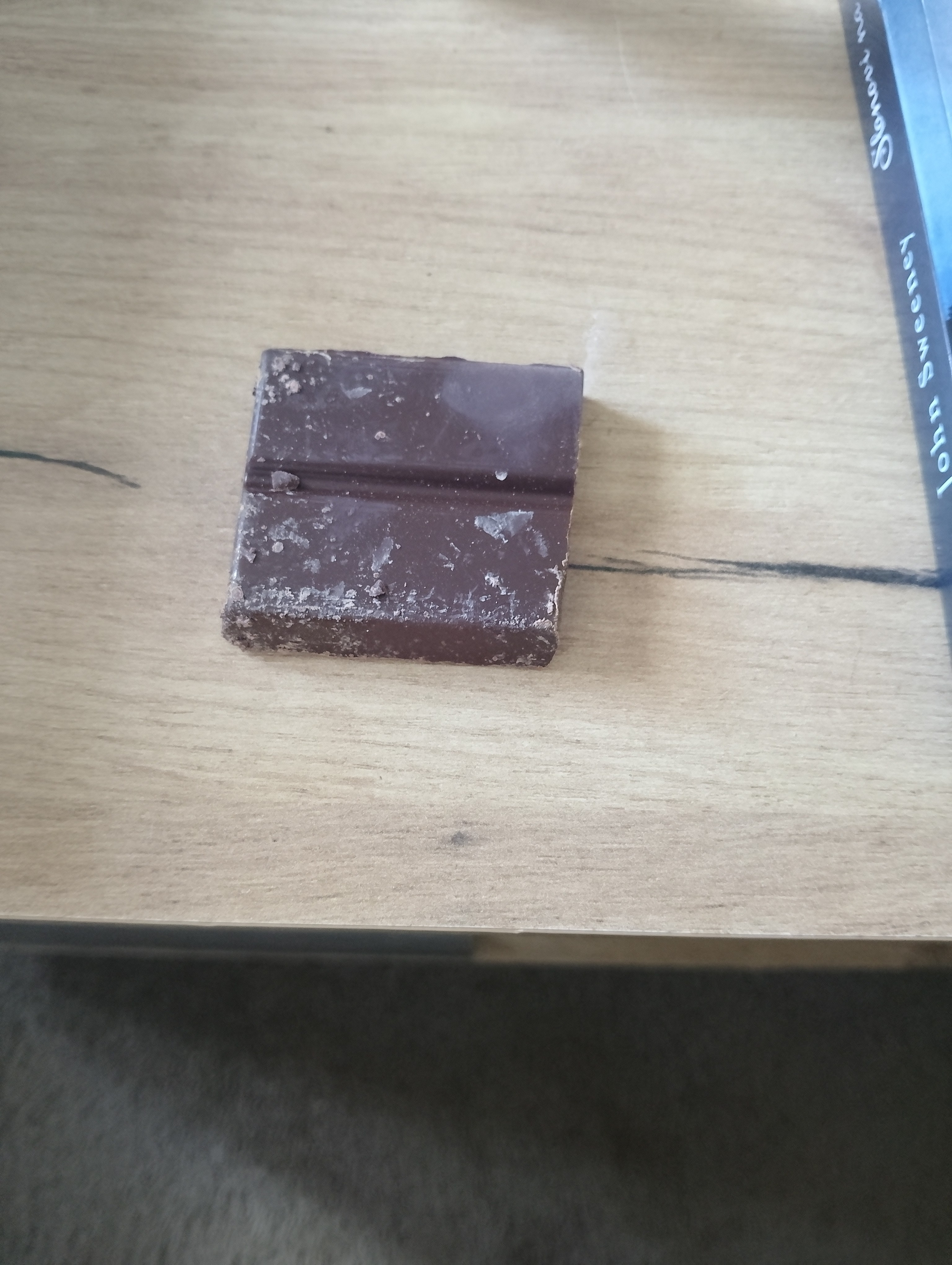 Dark chocolate square