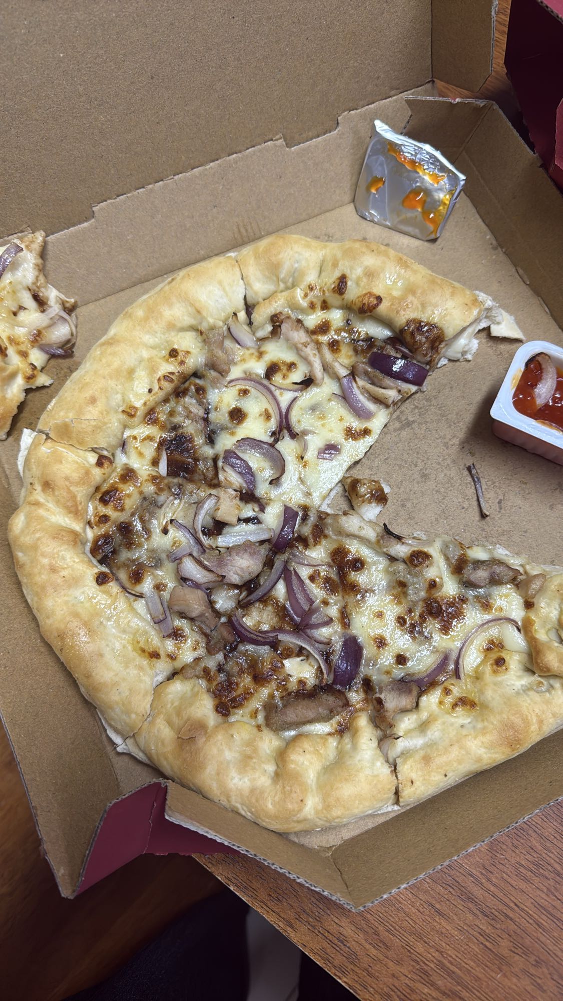 Chicken Onion Pizza