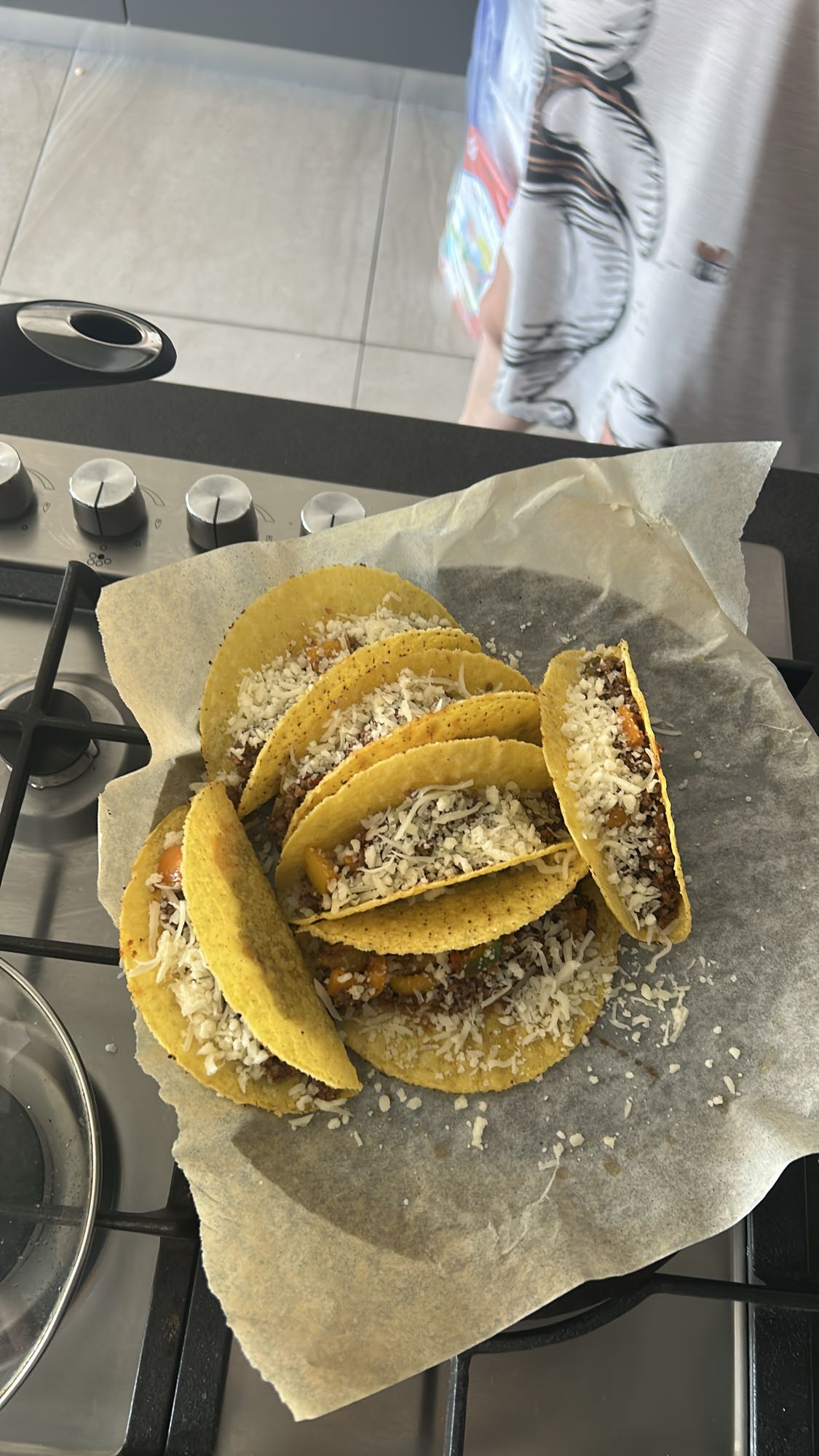 Beef Tacos with Cheese