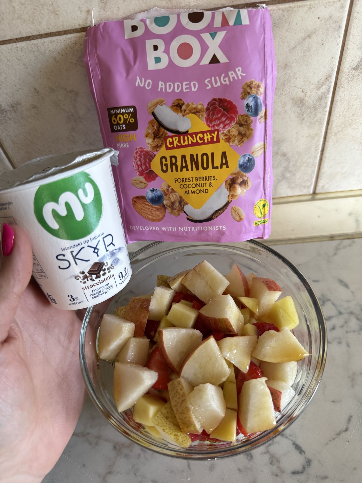 Fruit Yogurt Granola Bowl