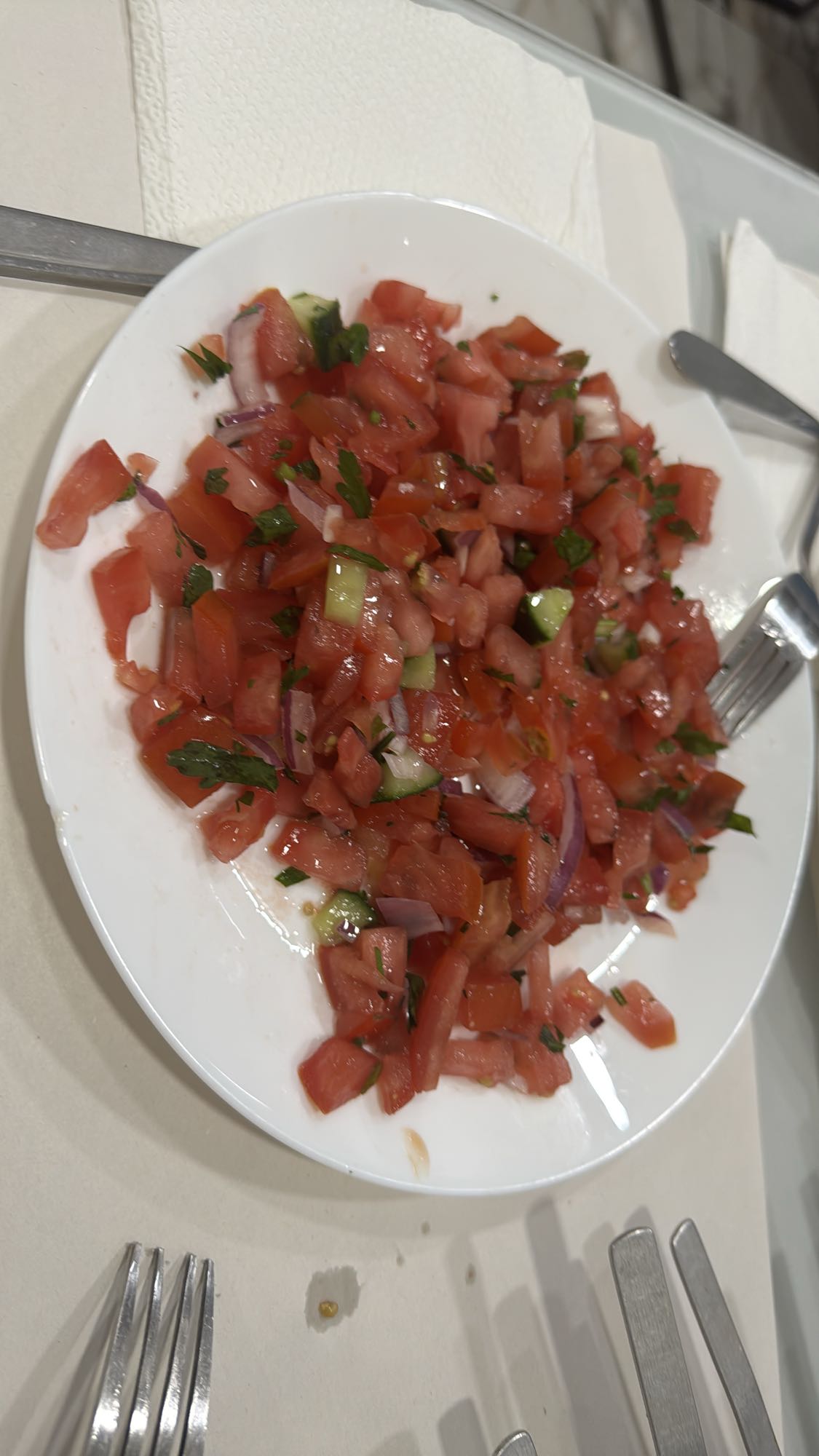 Salade de légumes frais