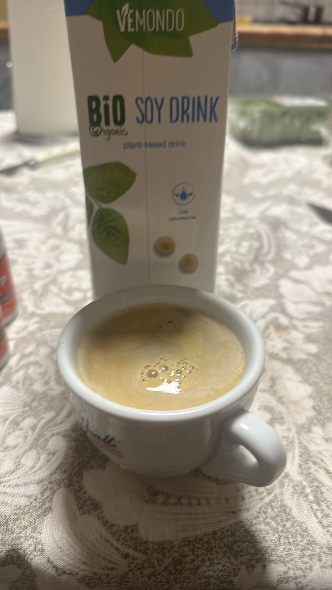 Cafea cu lapte de soia