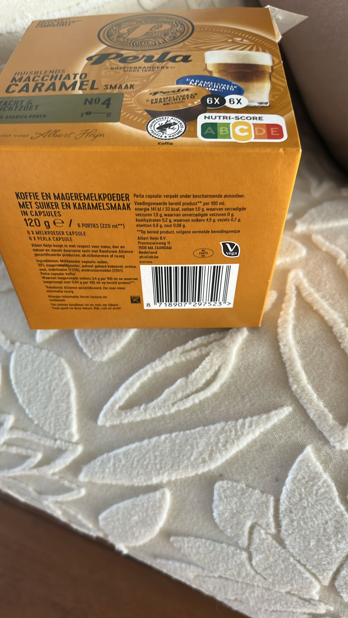 Caramel macchiato capsule