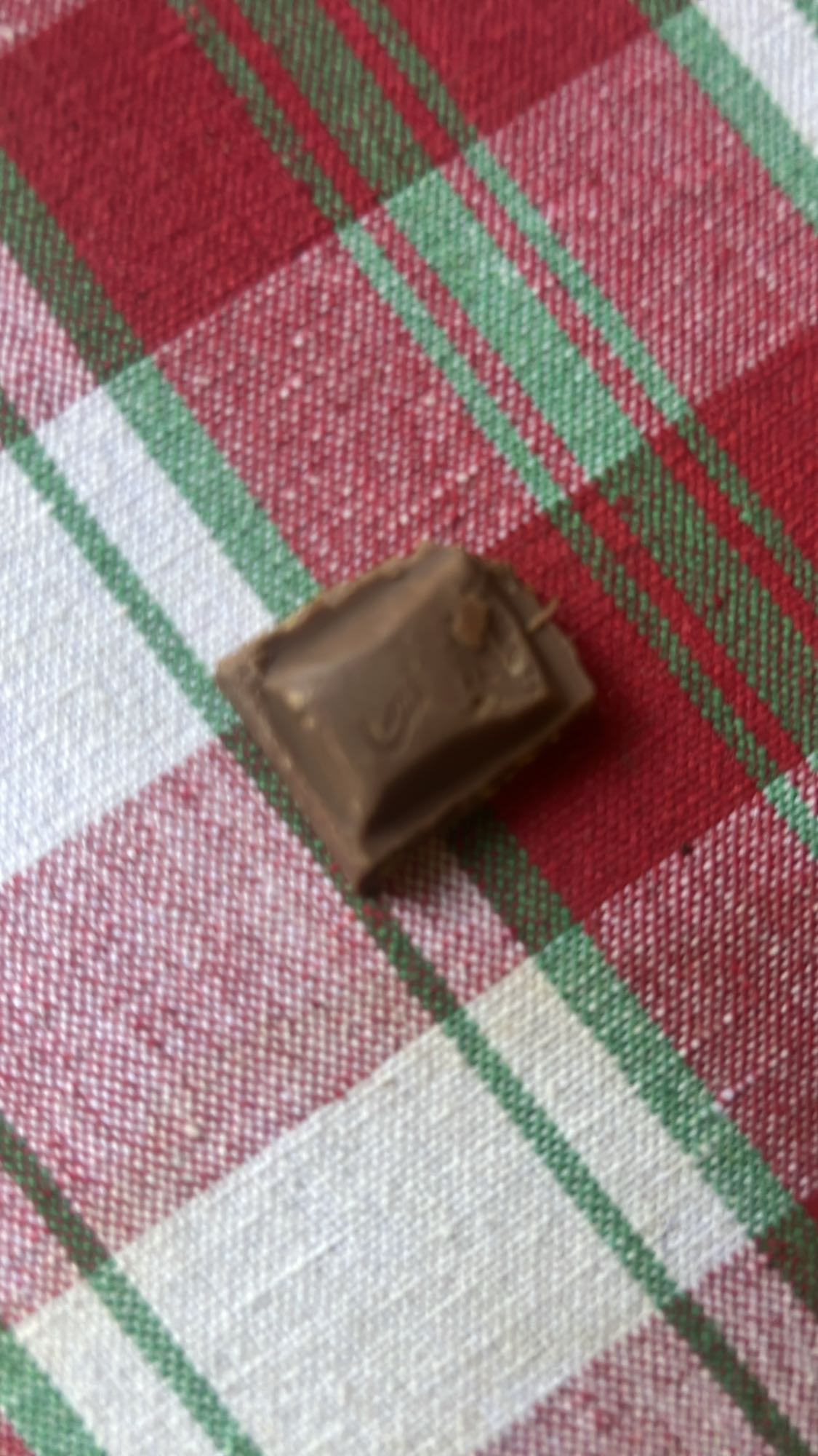 Milk chocolate square