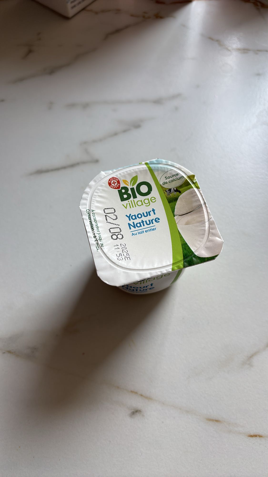 Yaourt nature entier