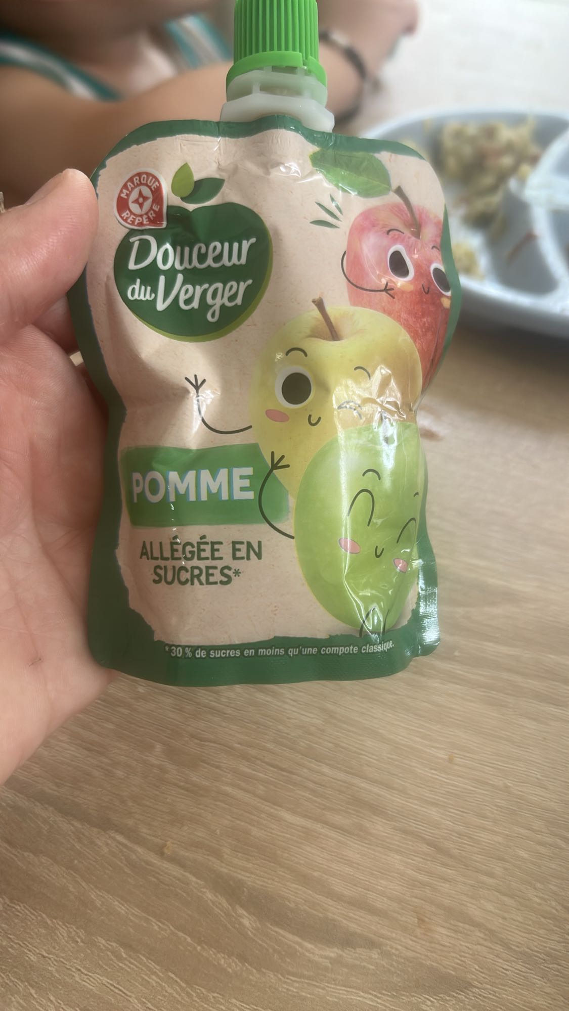 Compote pomme allégée