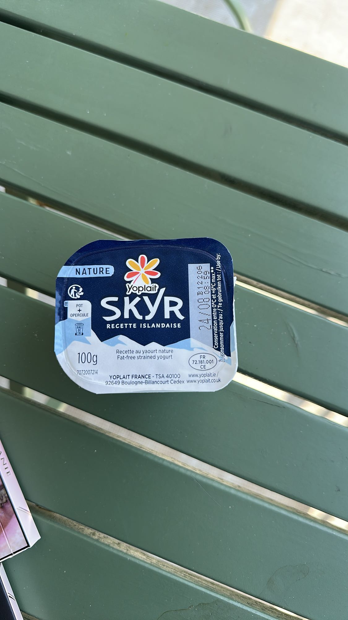 Skyr Yogurt Cup