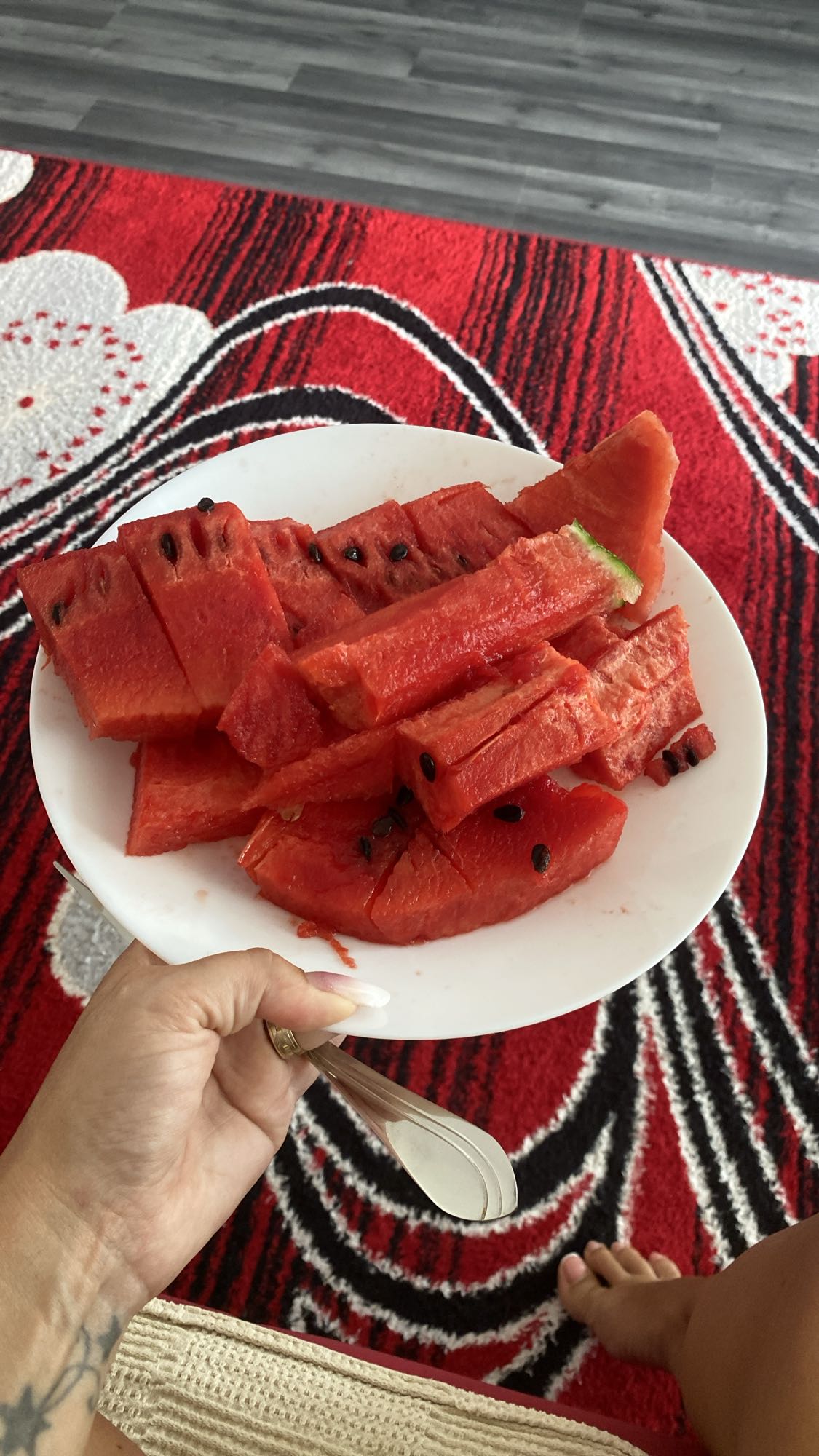 Felii de pepene roșu