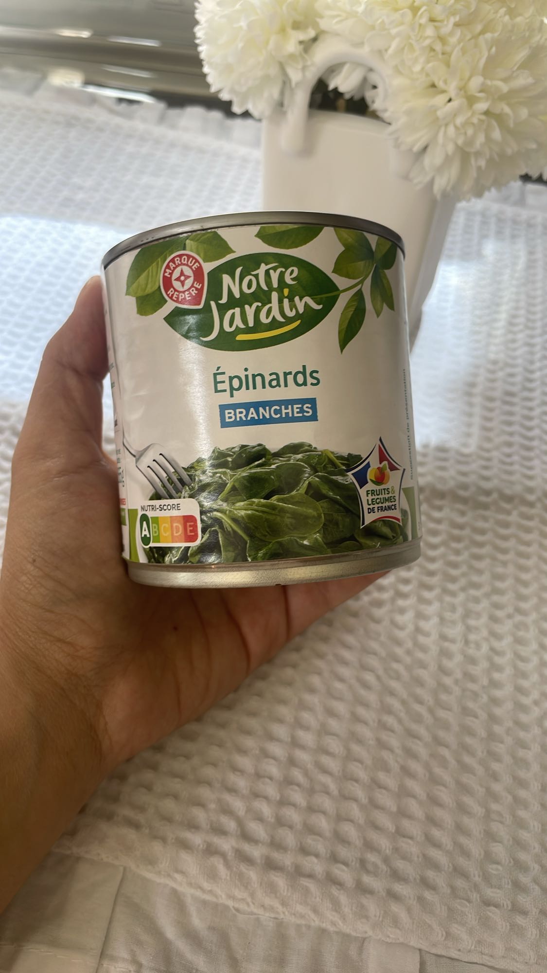 Épinards en conserve