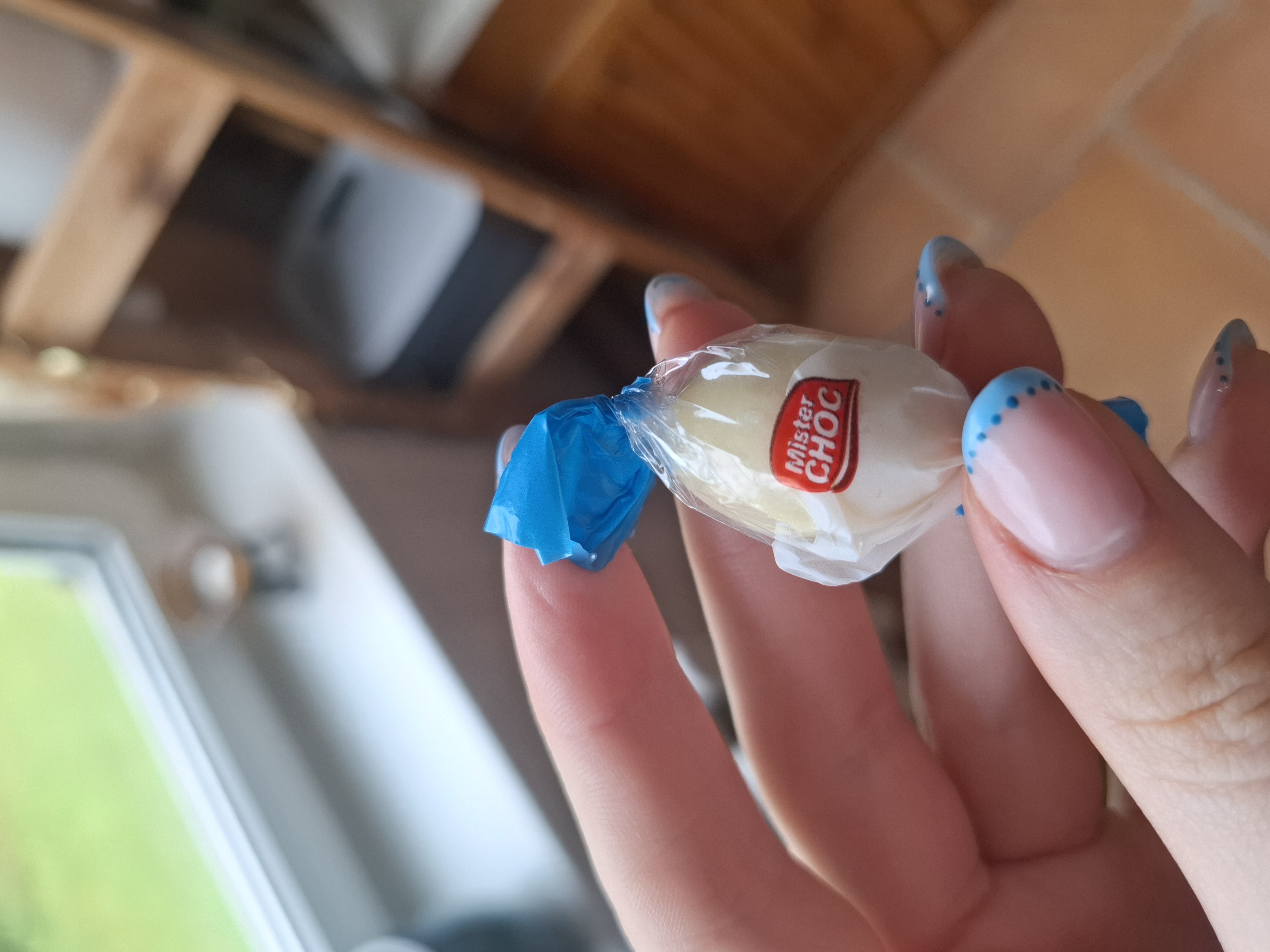 White chocolate candy