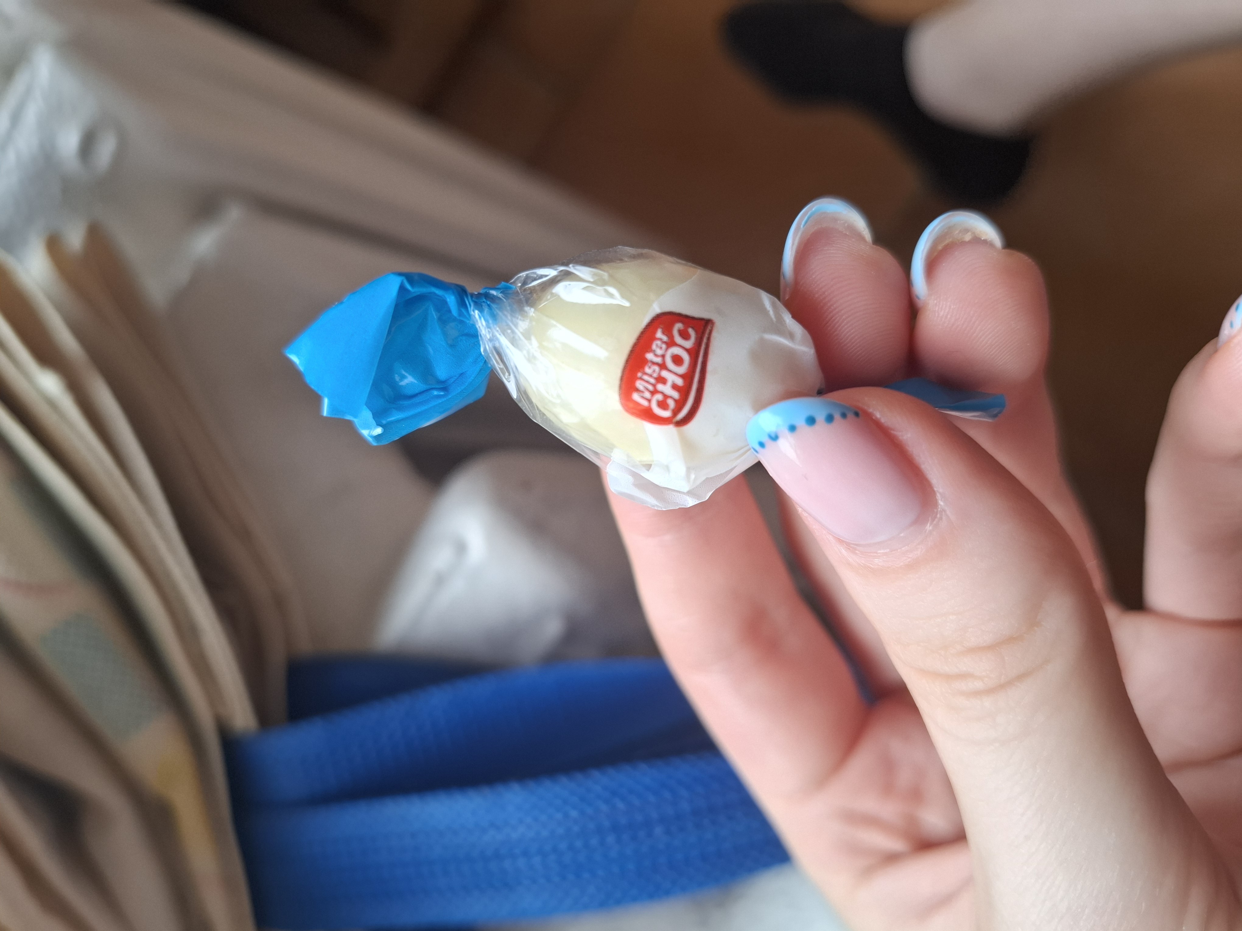 White chocolate candy