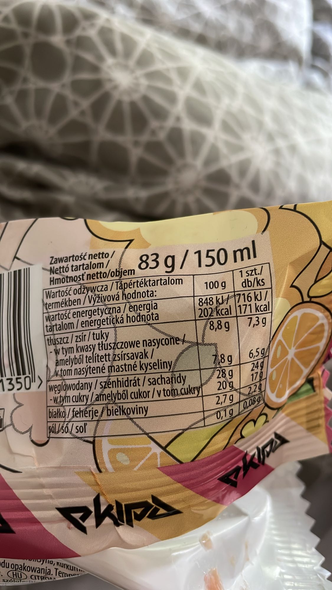 Lód cytrynowy Ekipa