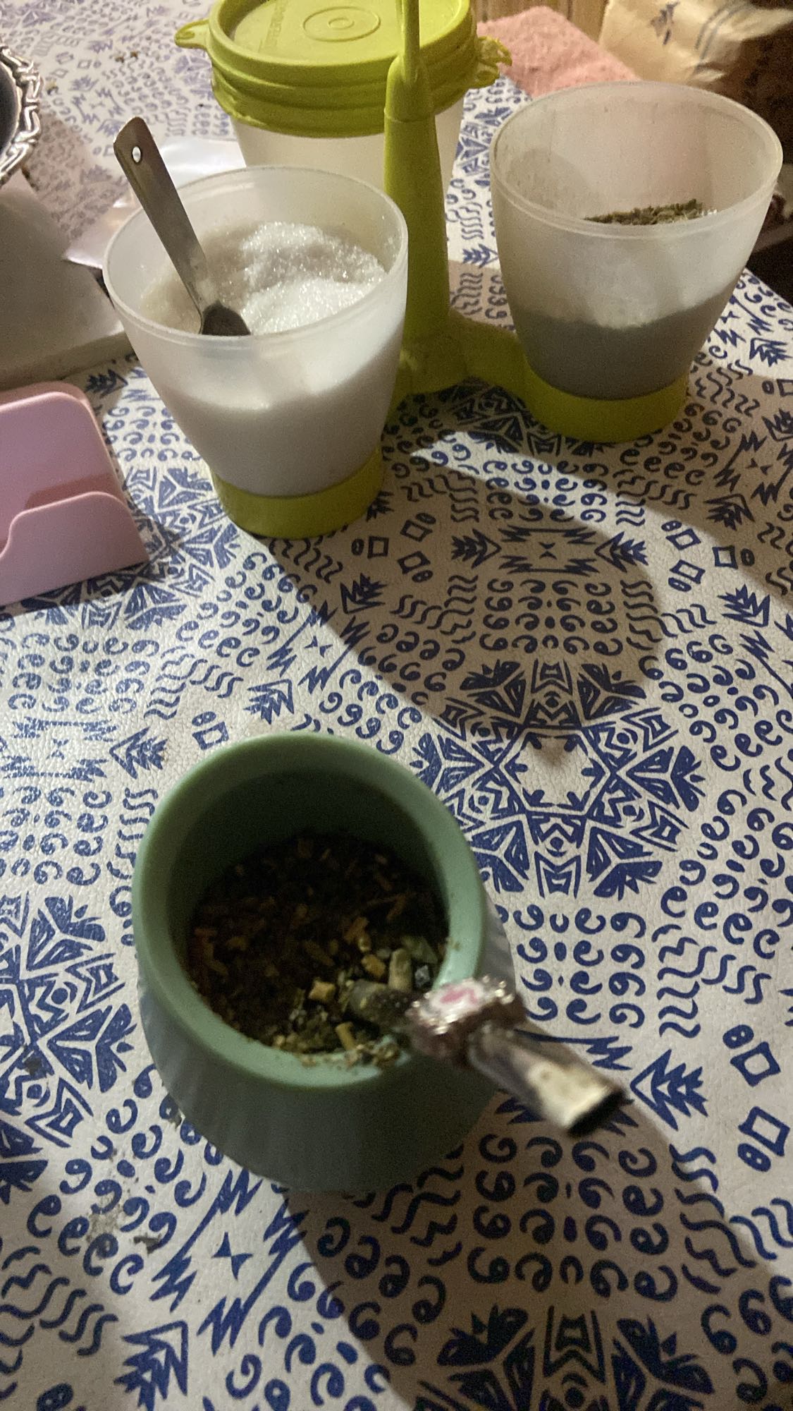 mate con azúcar