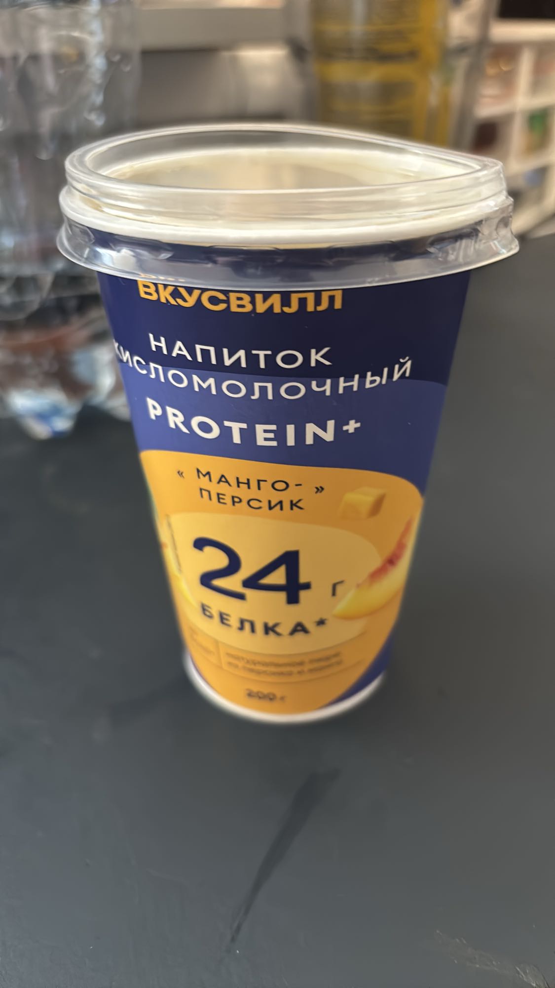 манго-персик протеин