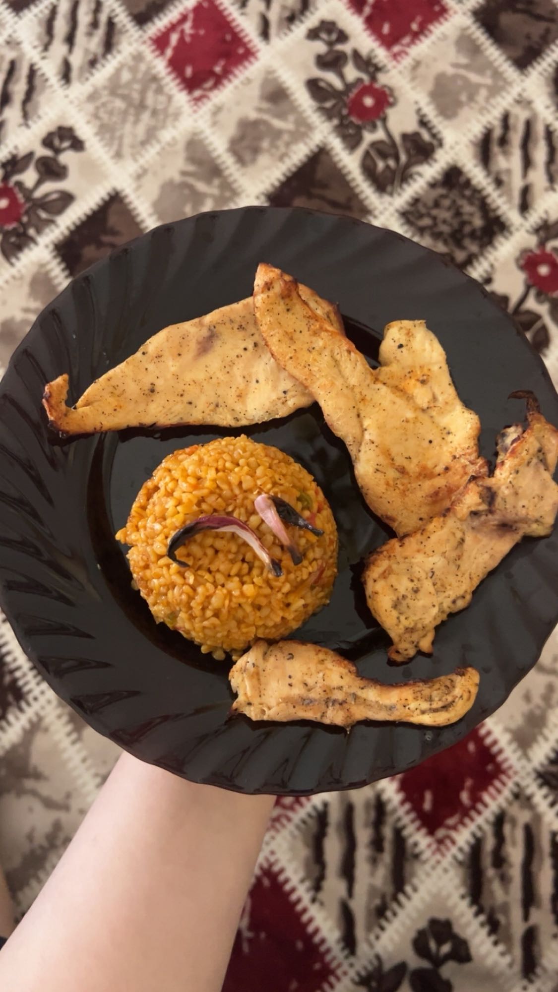 Grilled Chicken with Bulgur