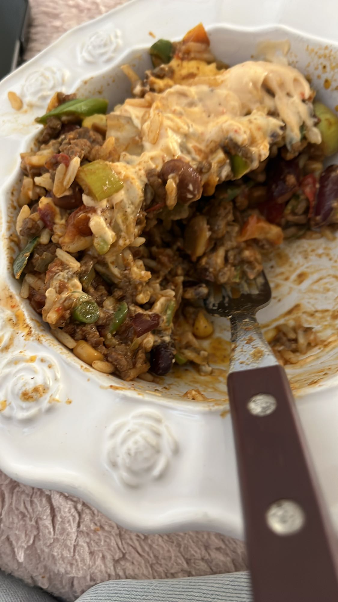 Mexicaanse rijstschotel