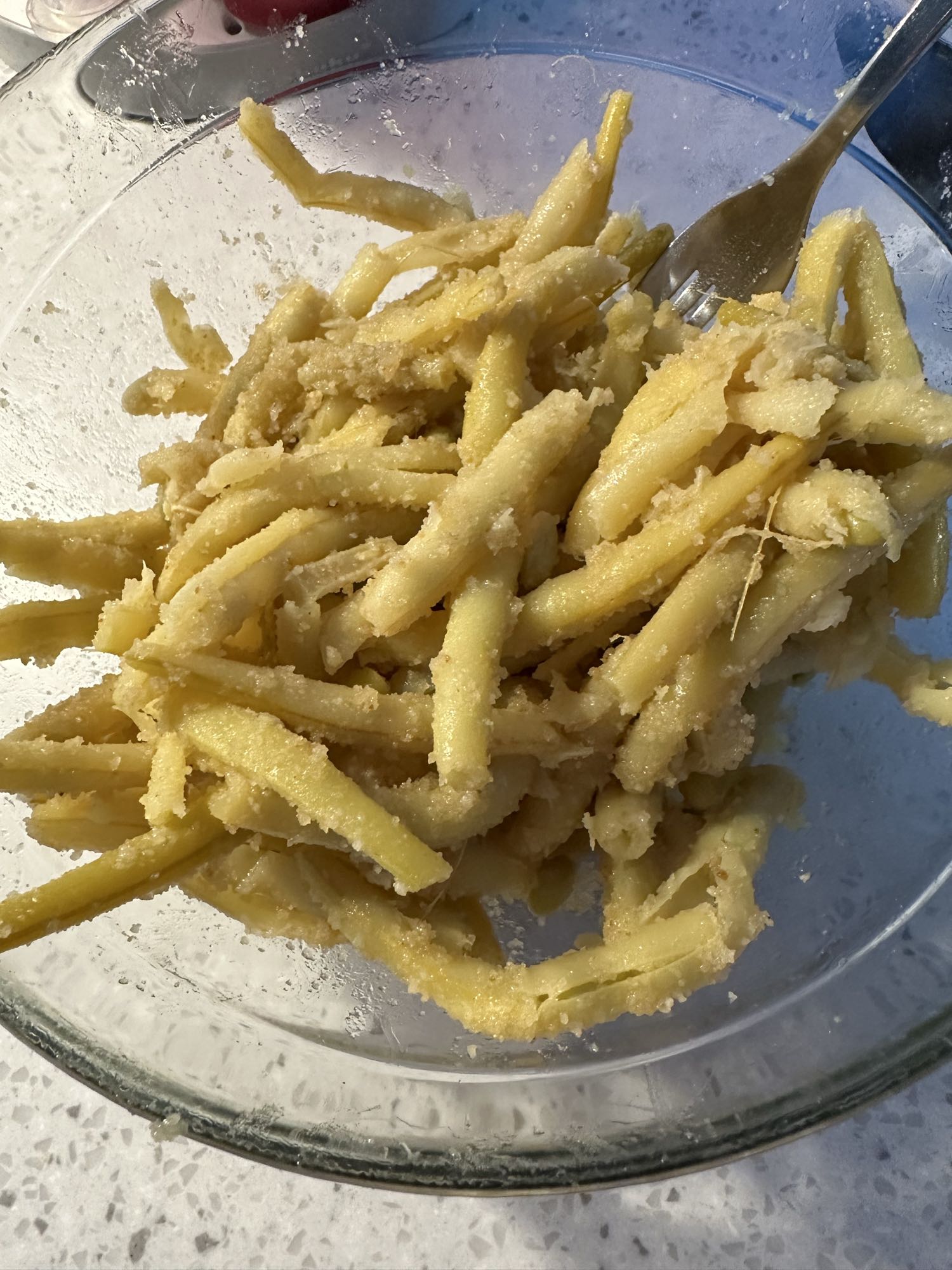 Fasolka szparagowa z bułką tartą