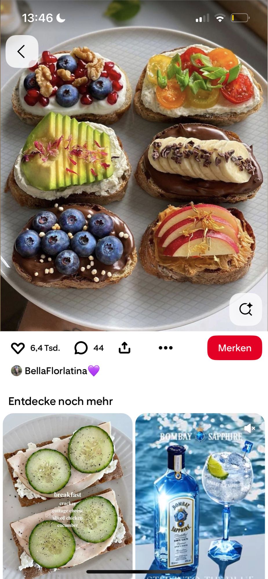 Bunte Frühstücks-Toasts