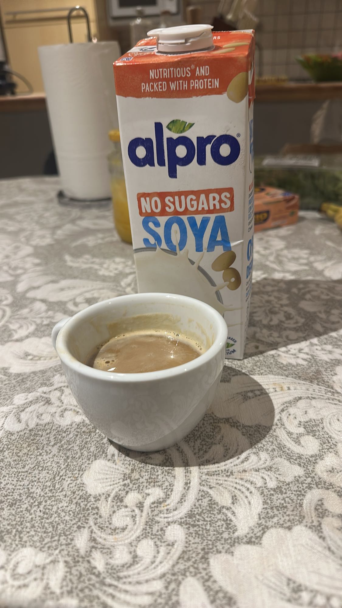 Cafea cu lapte de soia