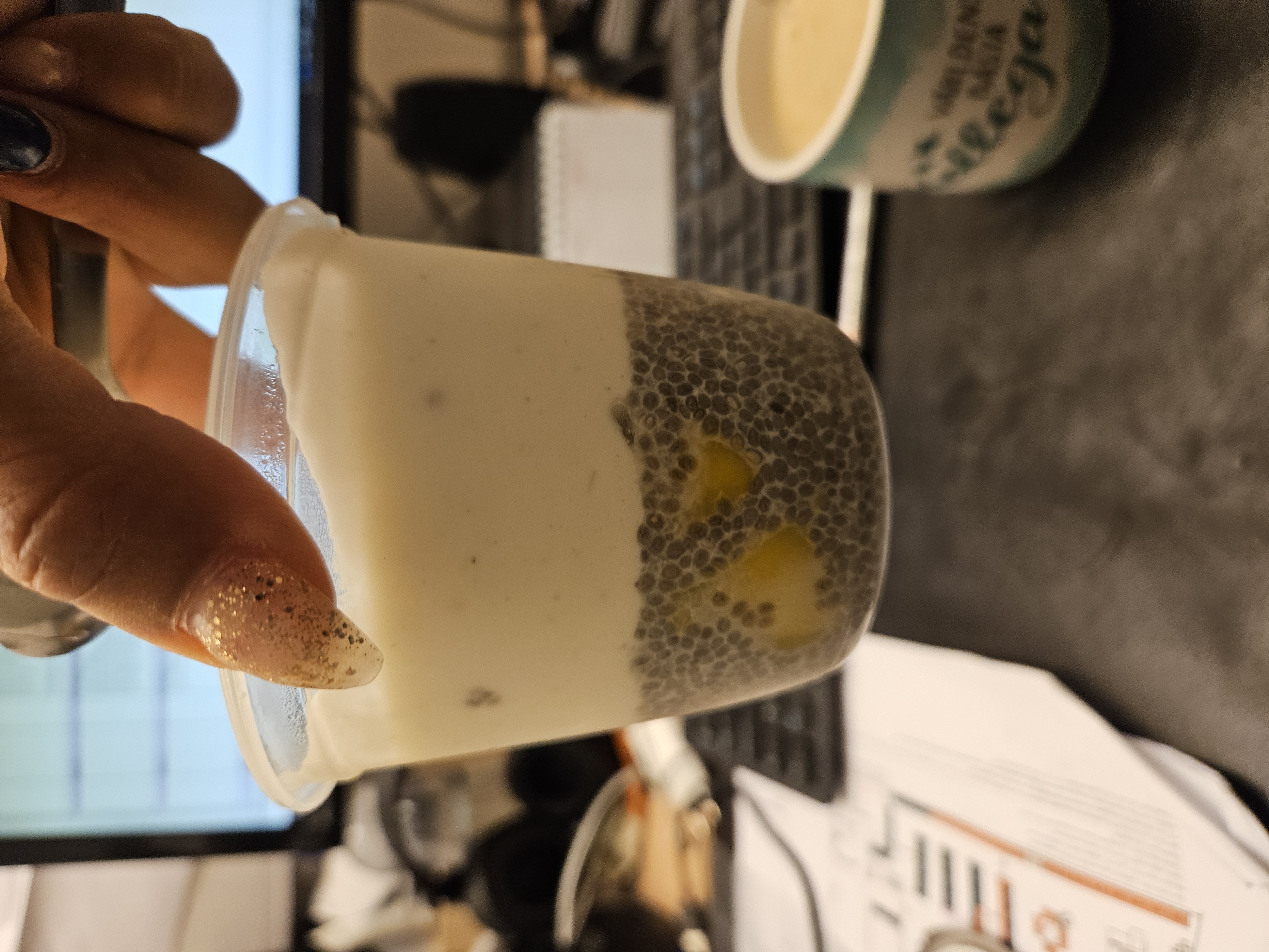 Chiapudding med yoghurt