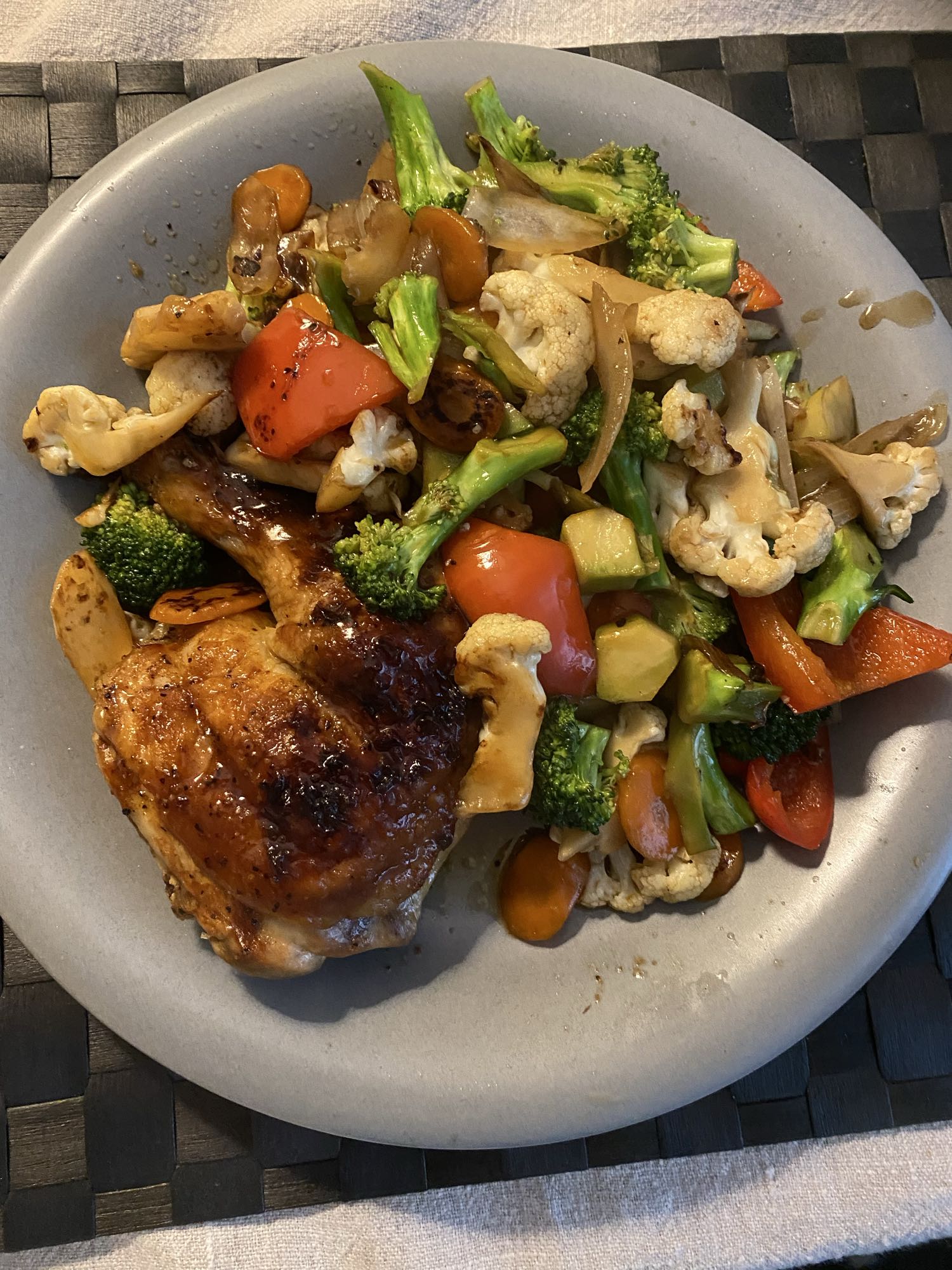 Kyckling med grönsaker