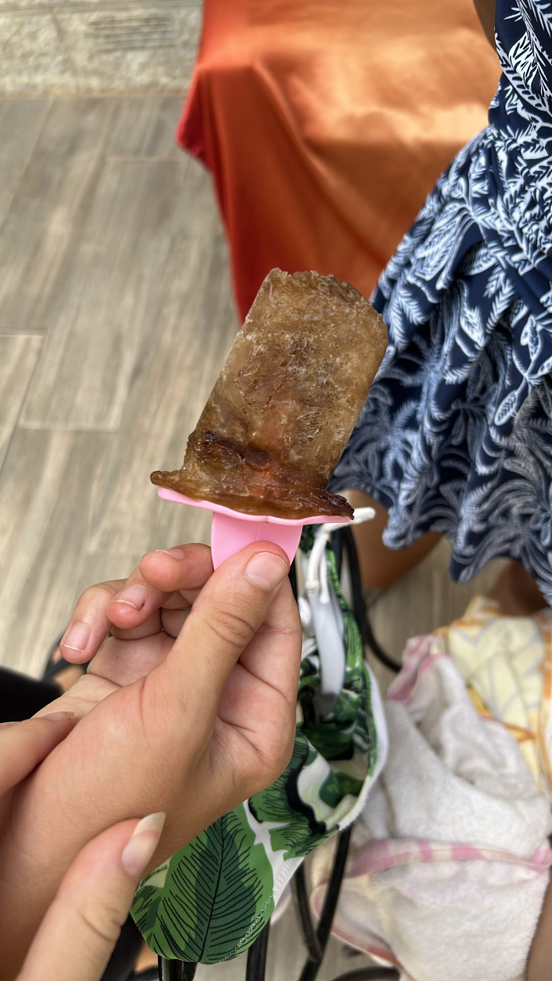 Iced tamarind popsicle