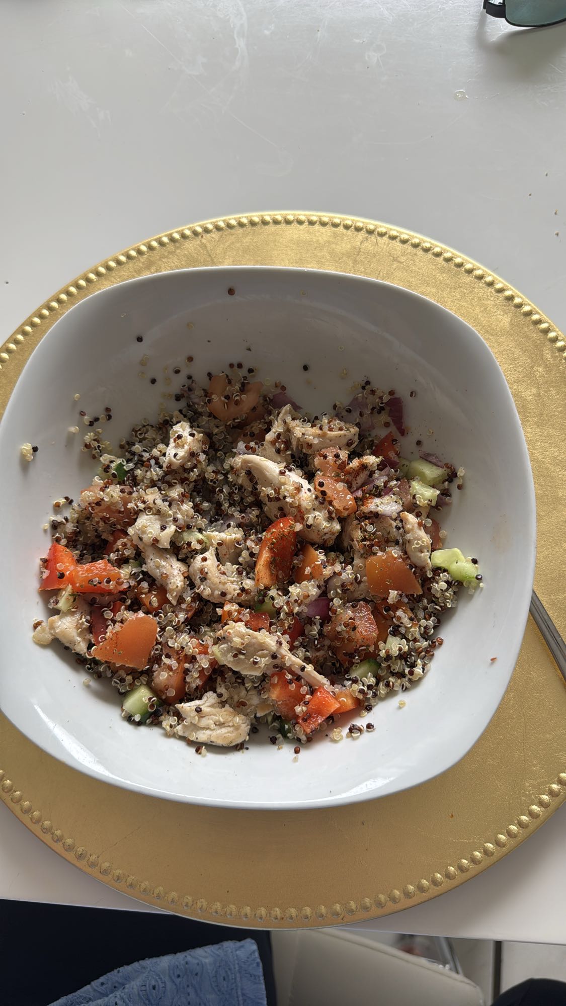 Quinoa kip salade