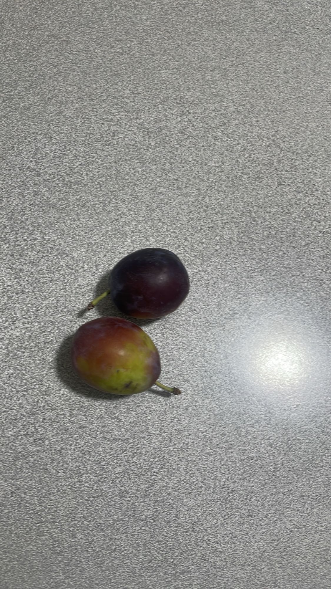 Fresh plums snack
