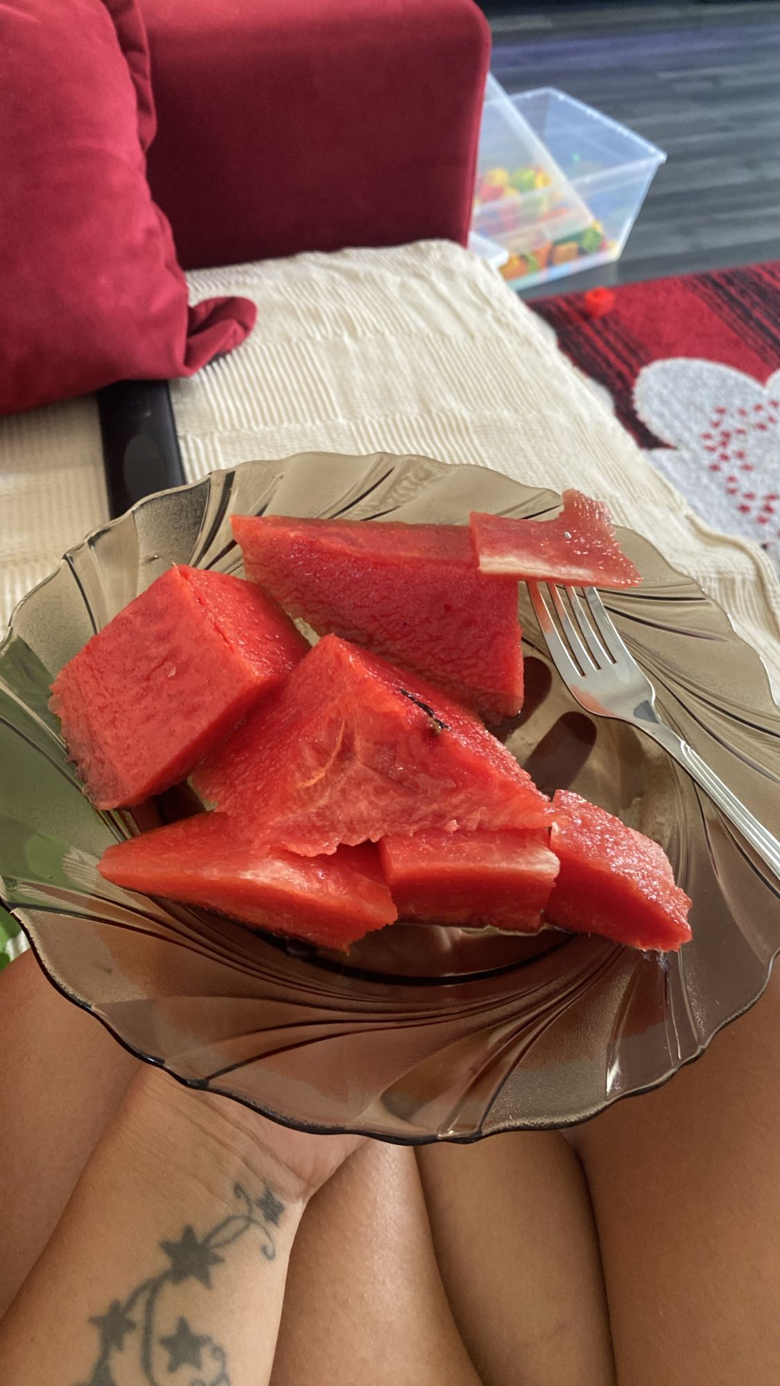 Felii de pepene roșu